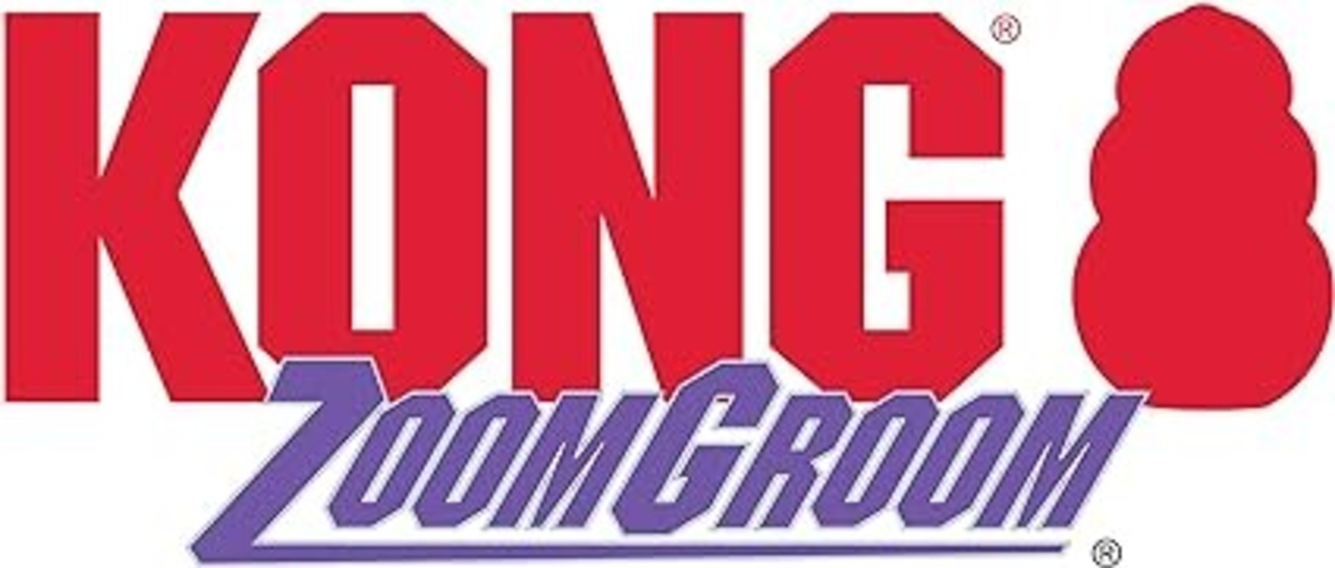 Cepillo De Goma Kong Para Perros Zoom Groom Rojo Y Azul - 5