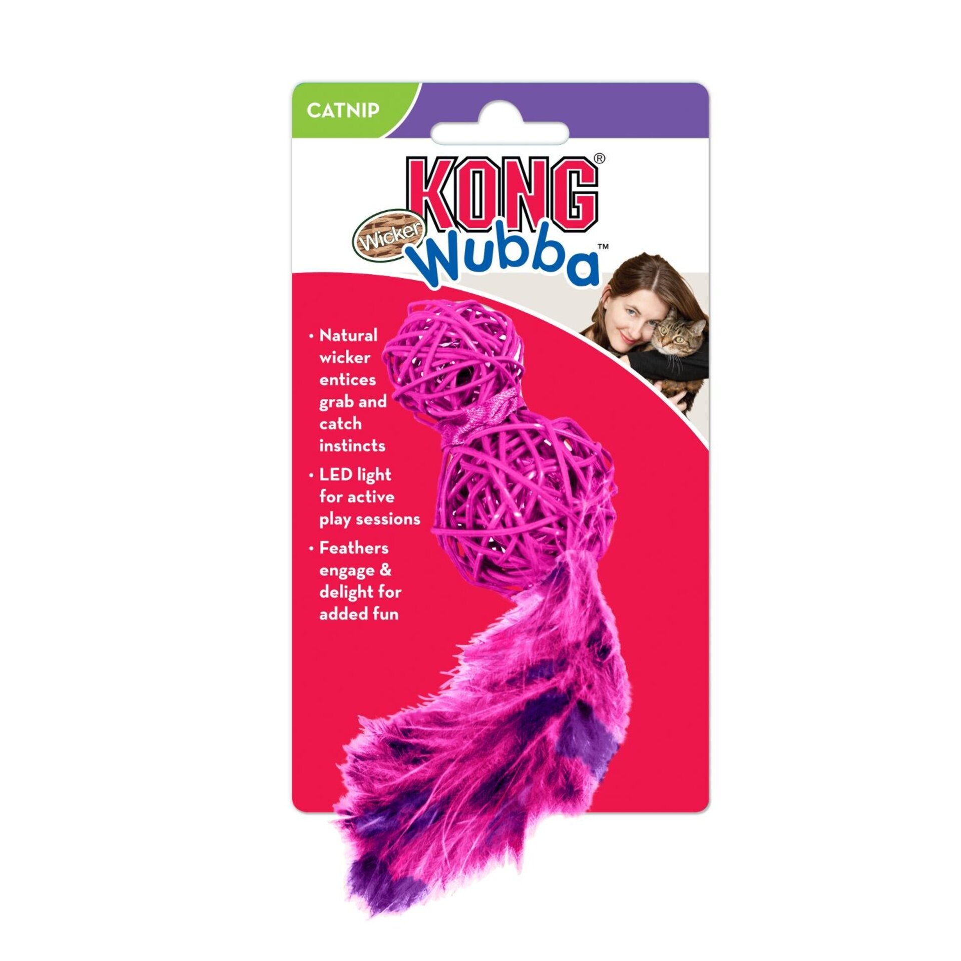 Kong Cat Wubba Wicker - 3