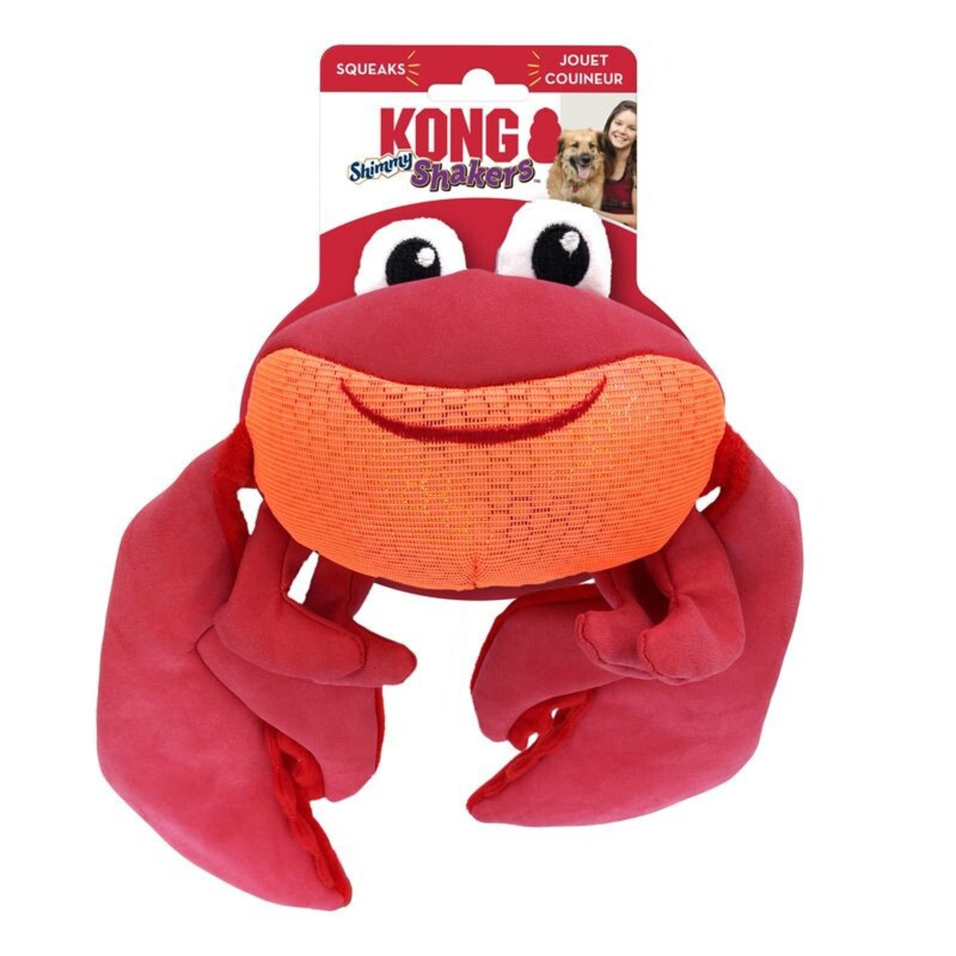 Peluche Kong Shakers Shimmy Crab - 2