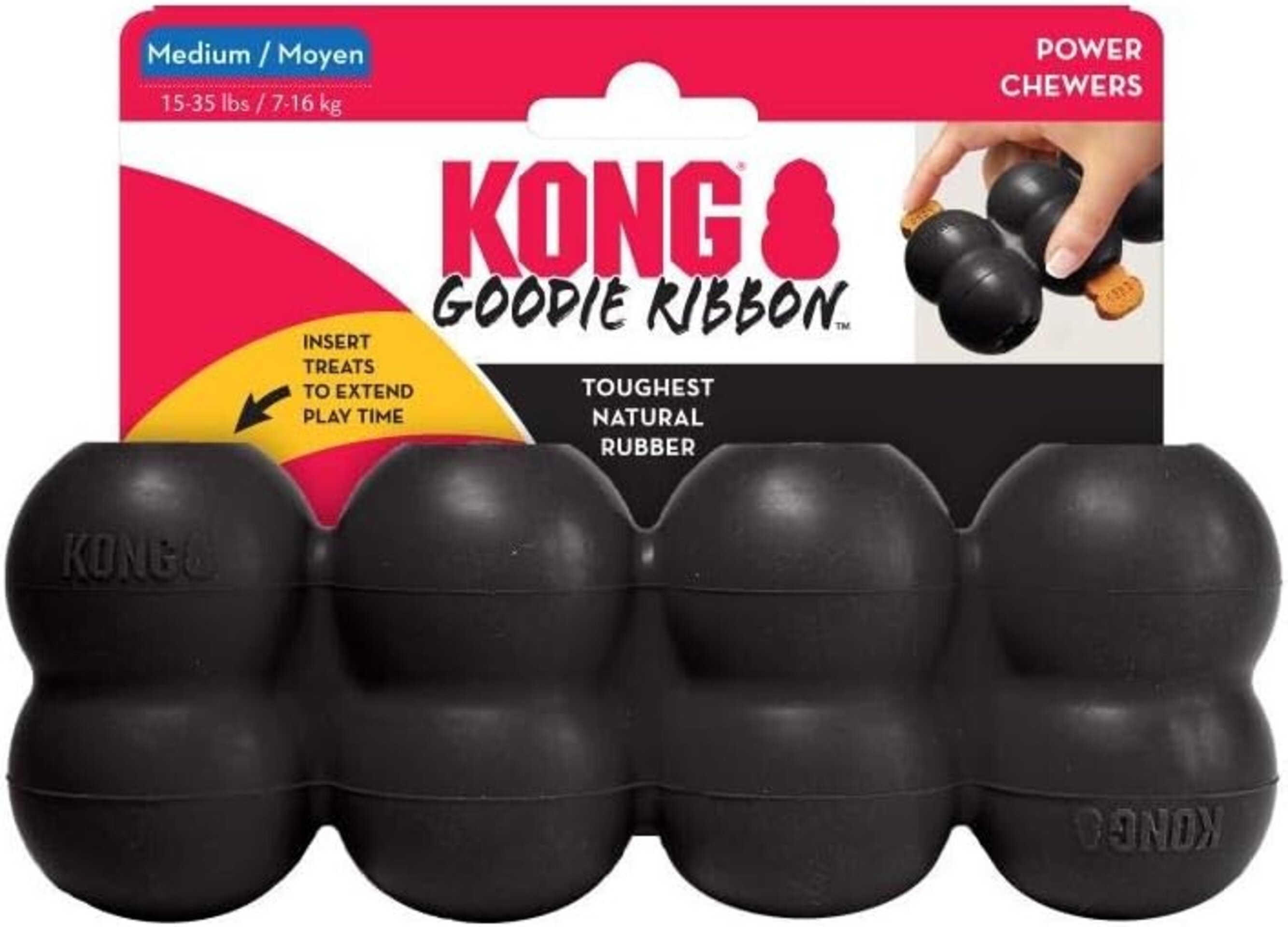 Kong Negro  Extreme Goodie Ribbon - 2