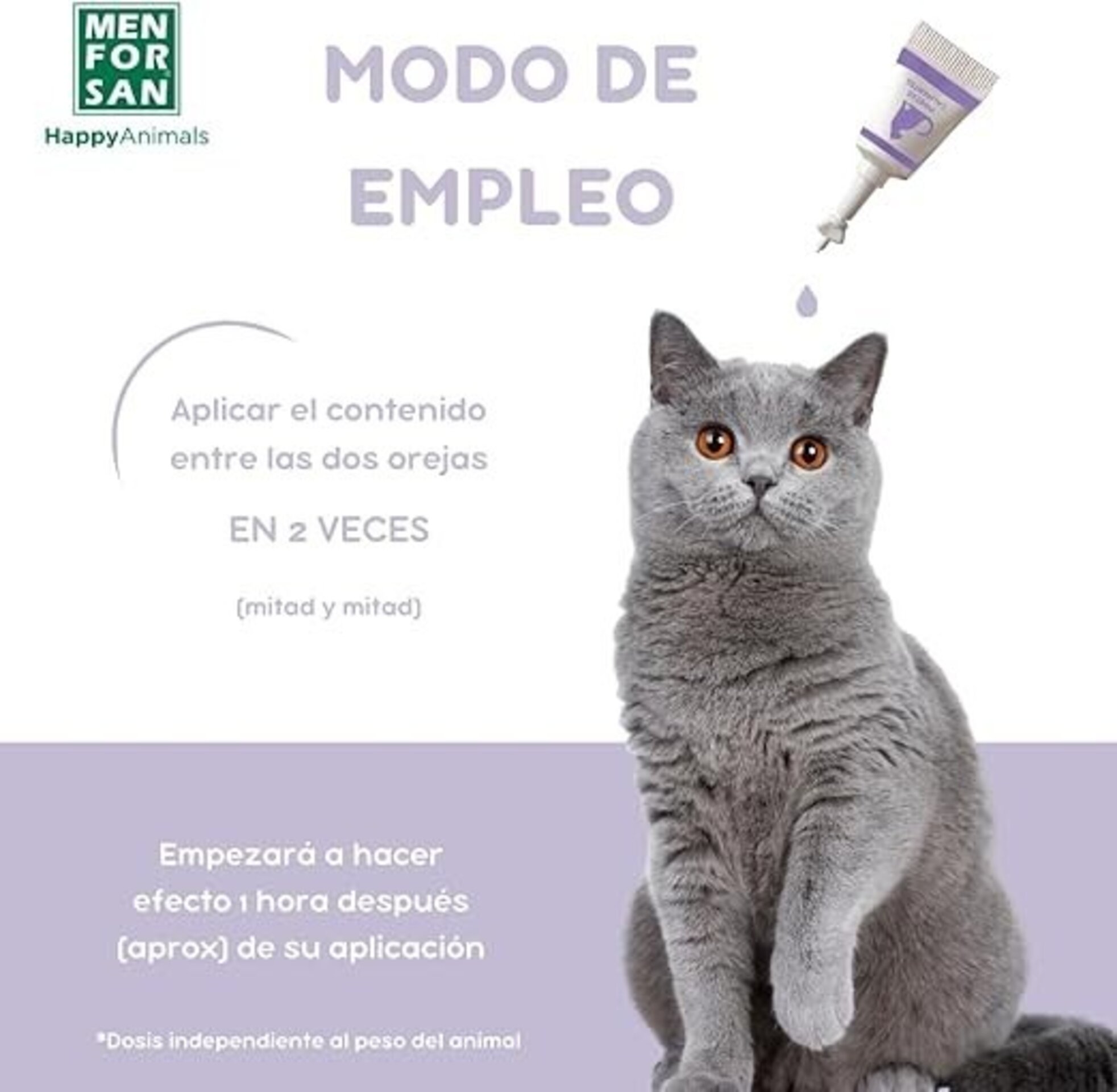 Pipeta Calmante Gatos Men For San - 3