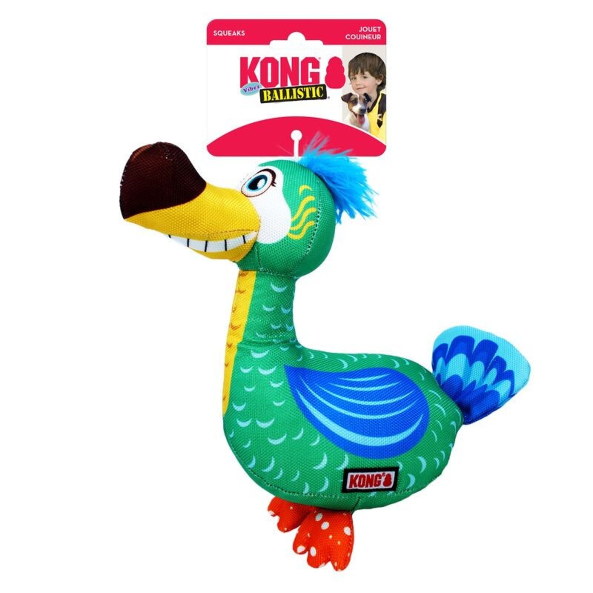 Peluche Kong Ballistic Vibez Pajaro - 2