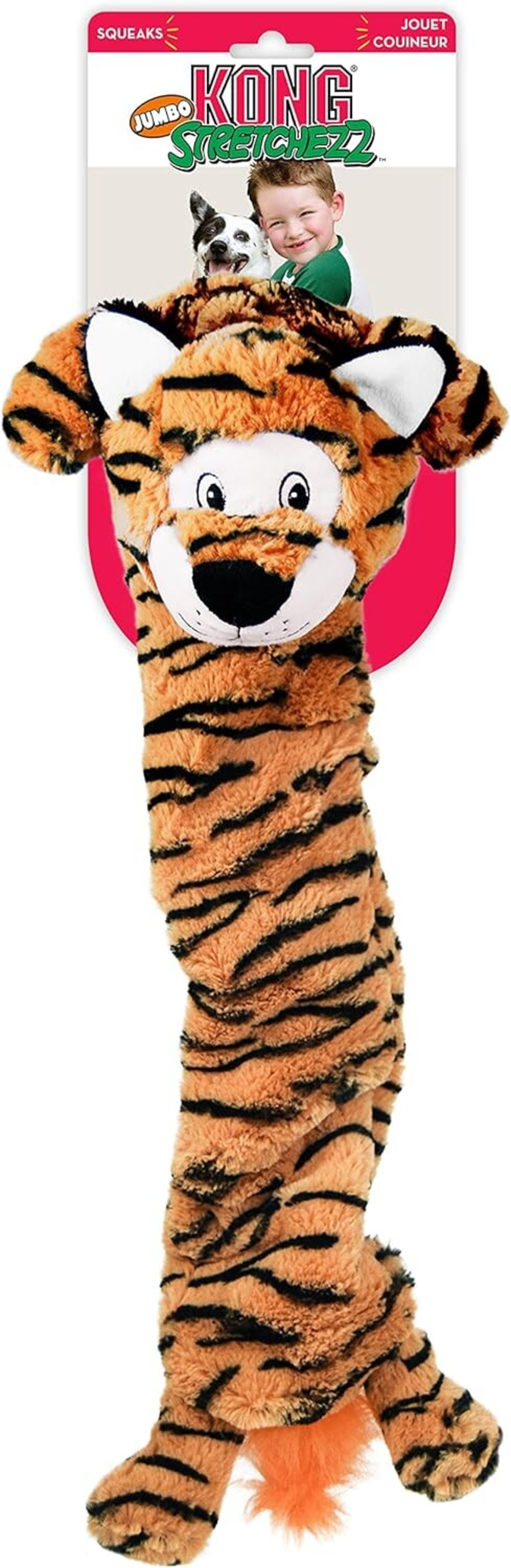 Peluche Kong Stretchezz Jumbo Tiger - 2