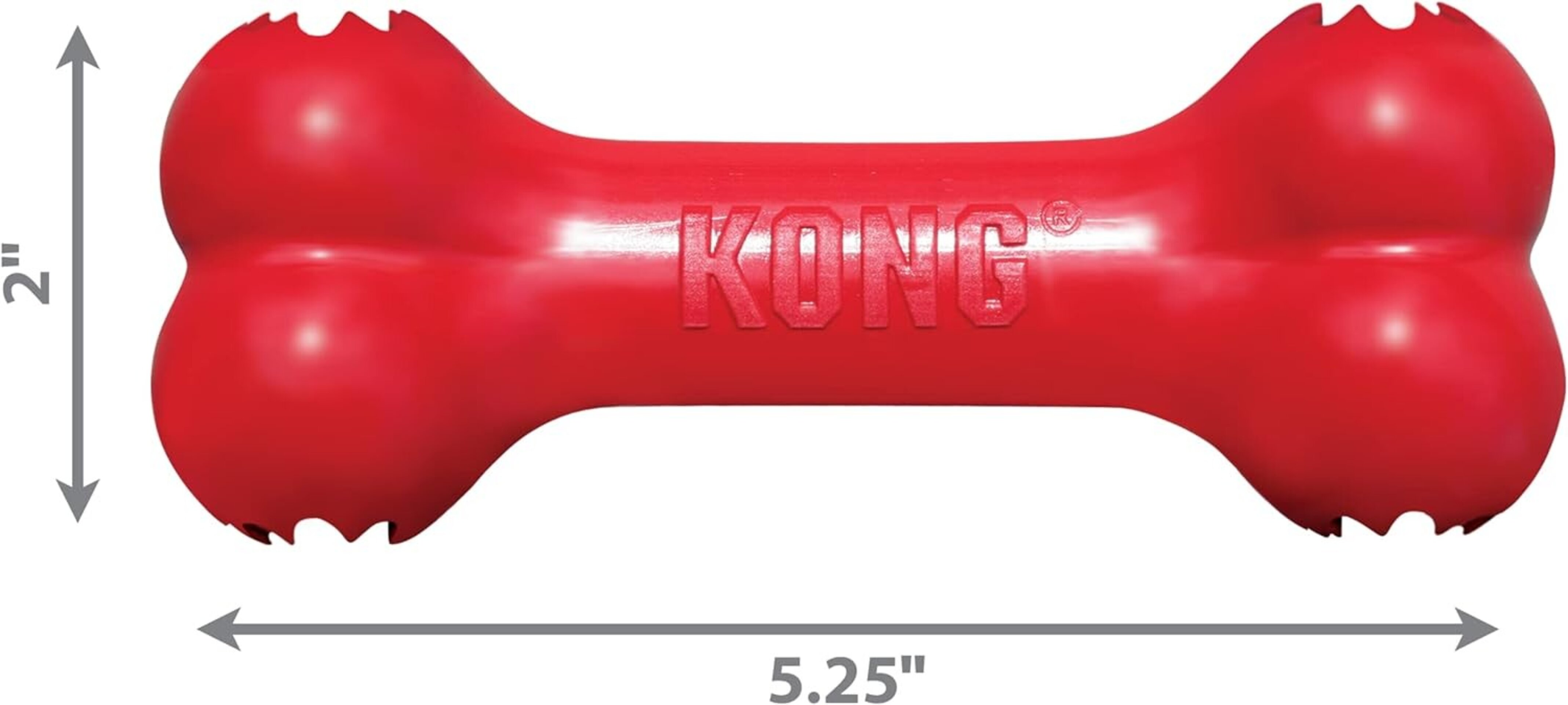 Hueso Kong Rojo Clasic Goodie Bone - 6