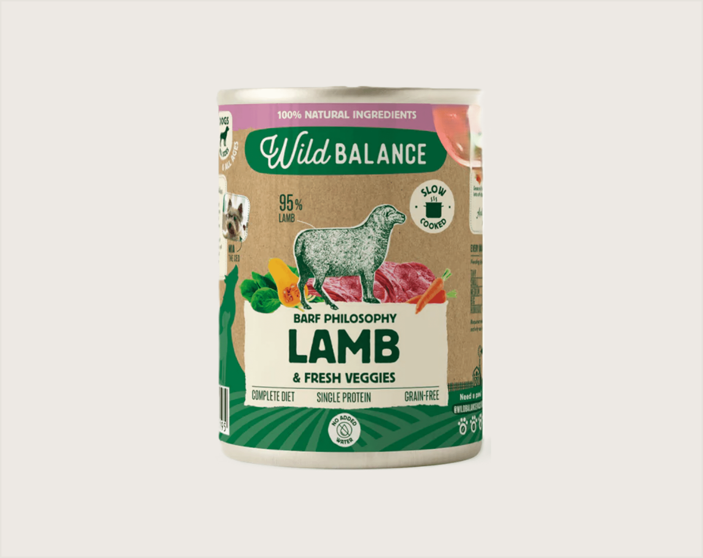 Wild Balance Latas – Pavo / Cordero / Pollo / Ternera / Cerdo (Filosofía BARF) - 4