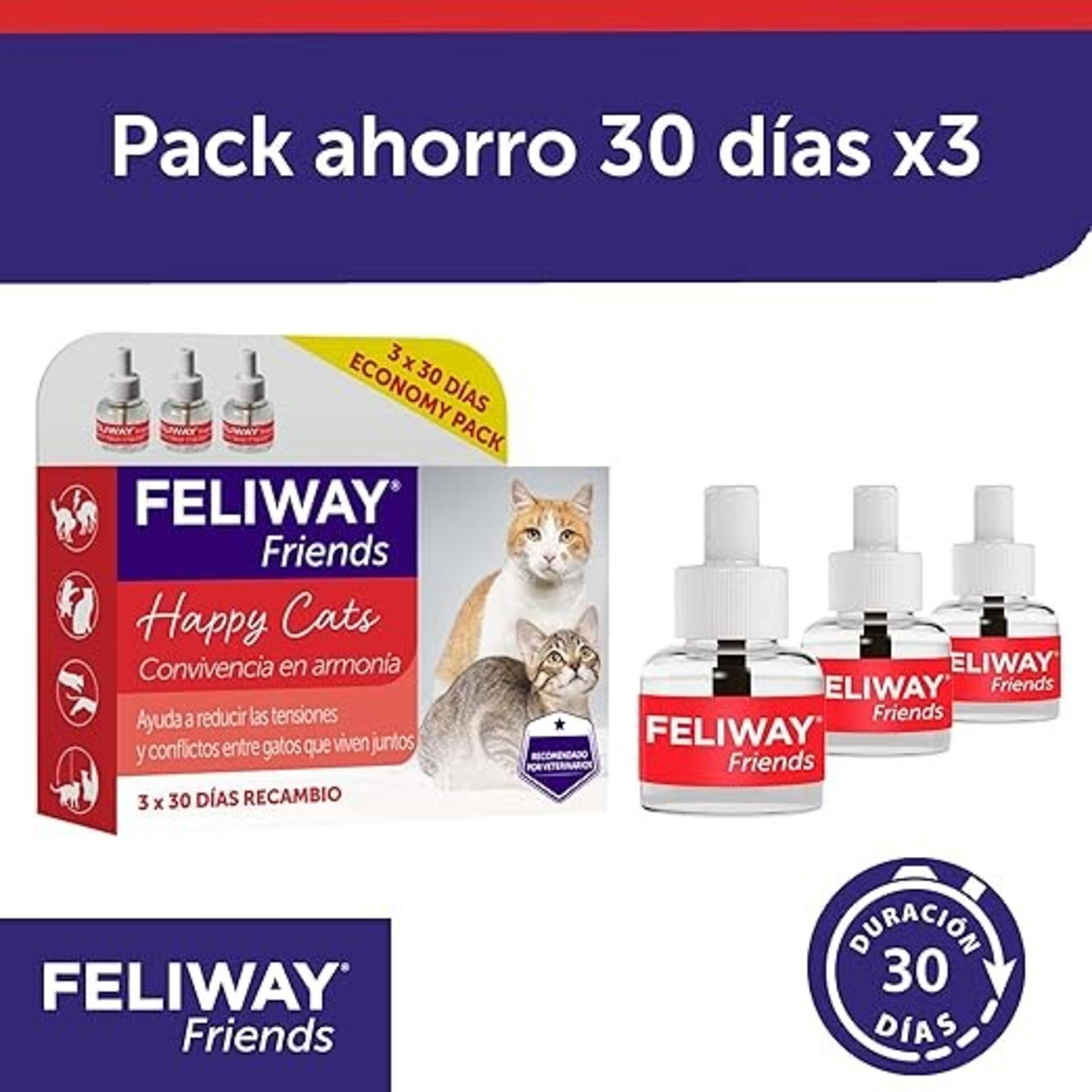Feliway Friends Pack De 3 Unidades X 48ml C/U - 2
