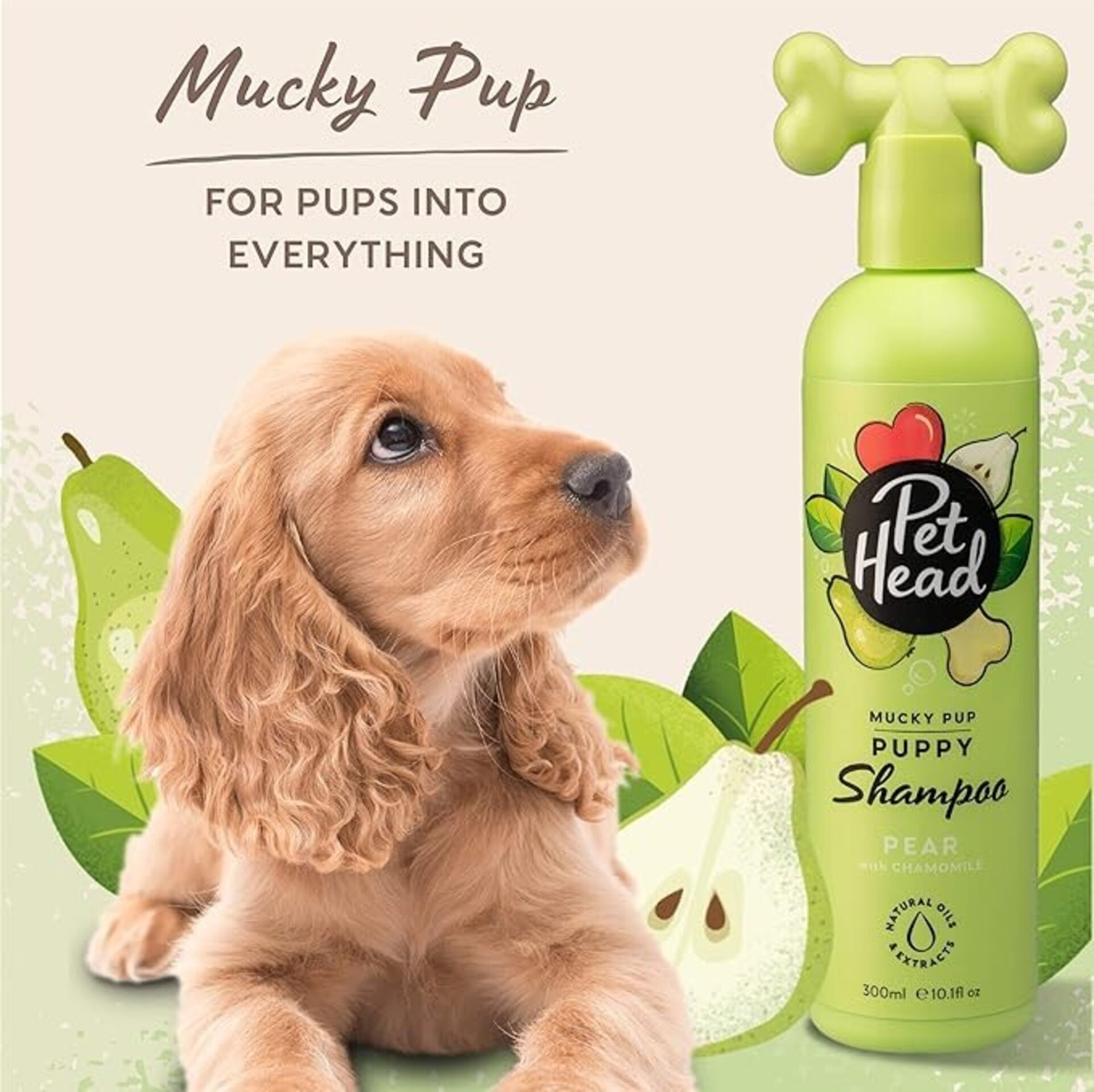 Champu Para Cachorros Pet Head Mucky Pera Y Camomila - 1