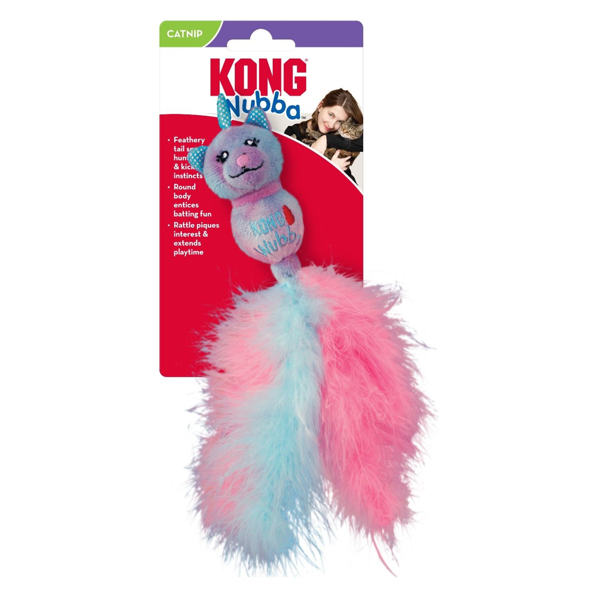 Peluche Kong Cat Wubba Caticorn - 2