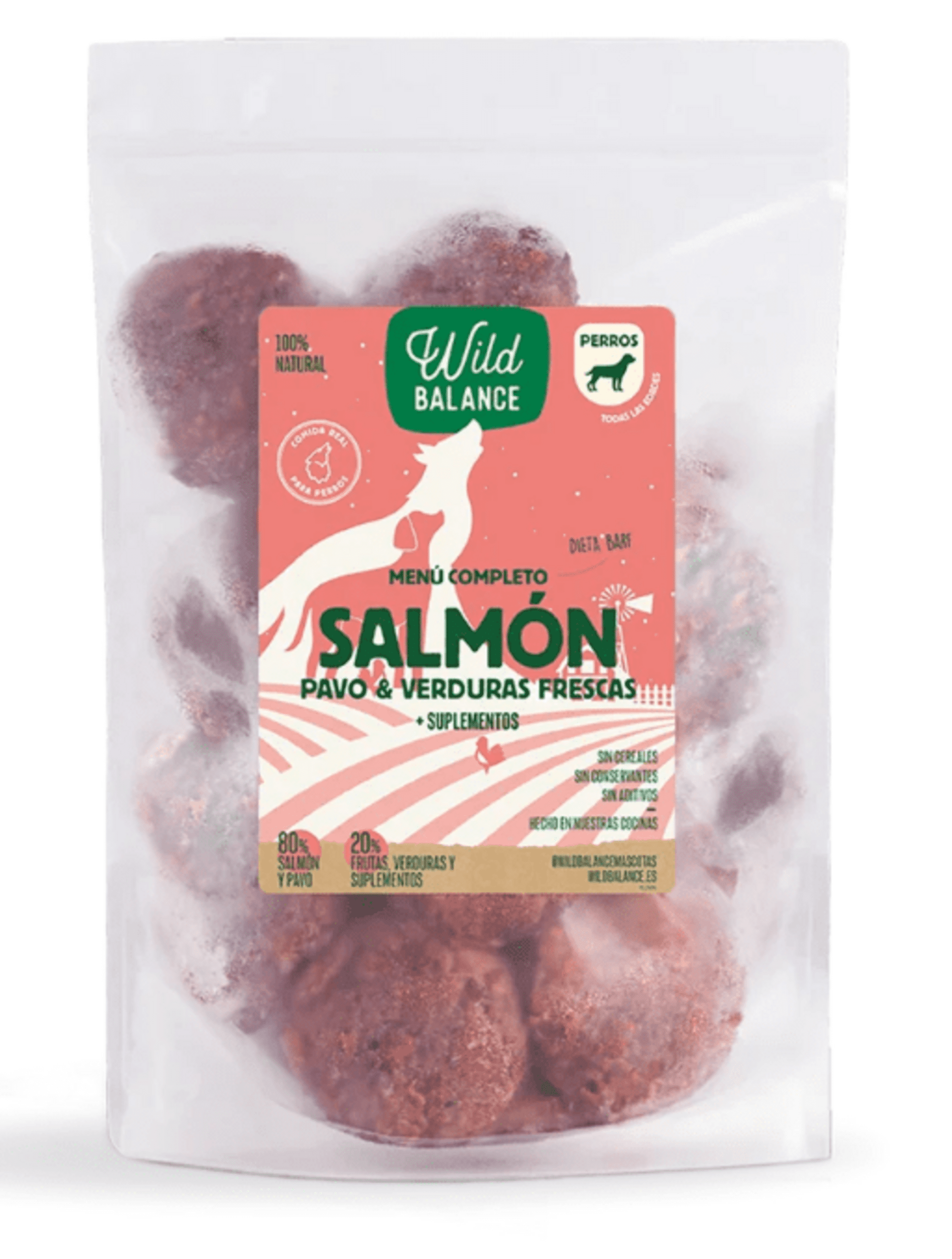 Menú BARF De Salmón Con Verduras Frescas - 2