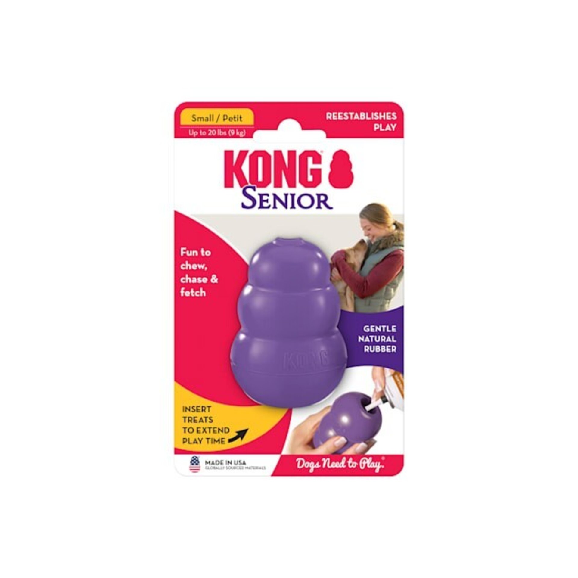 Kong Senior Morado para Perros - 6