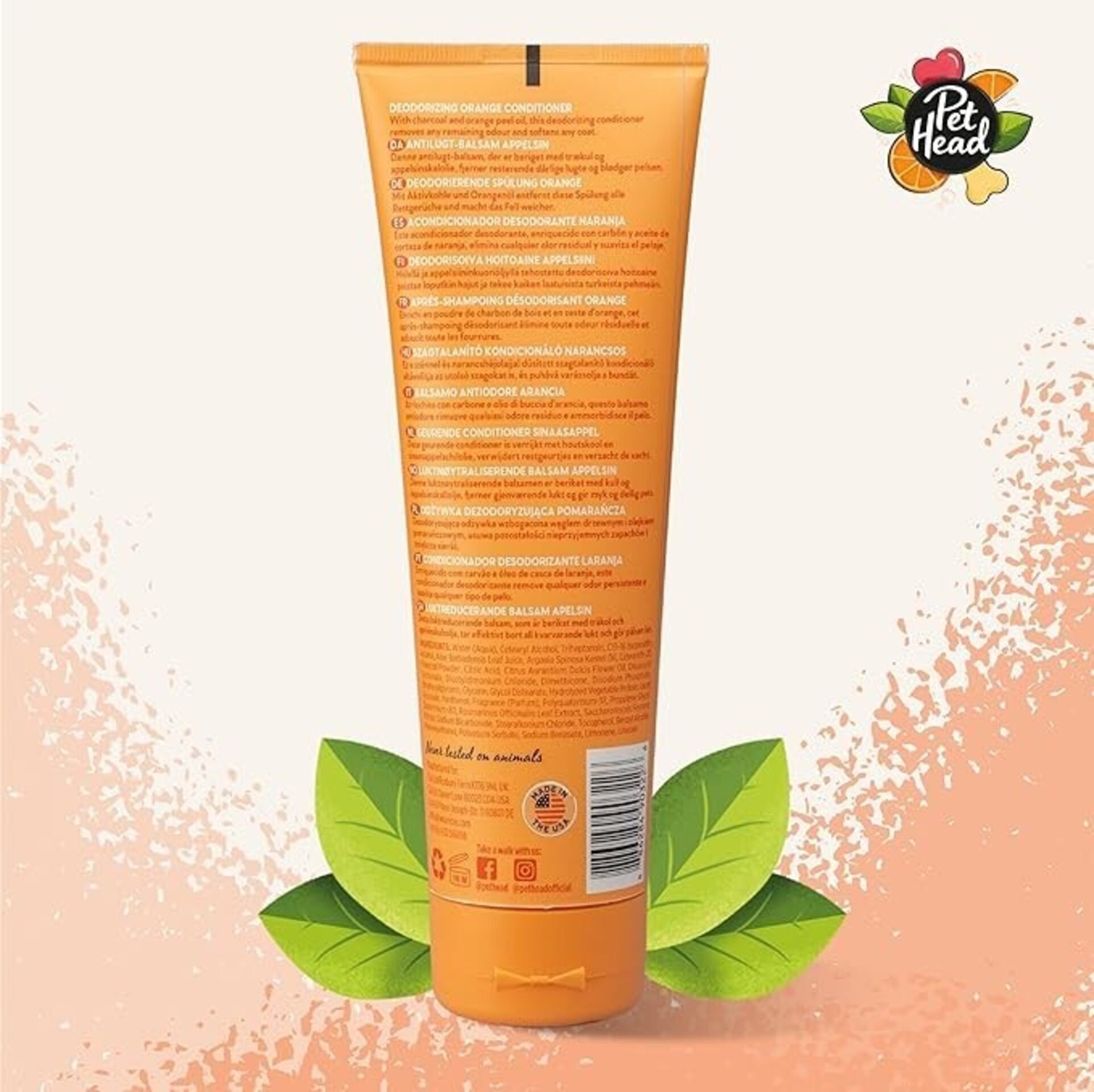 Acondicionador Para Perro Pet Head Ditch The Dirt Naranja Y Aloe Vera Desodorant - 2