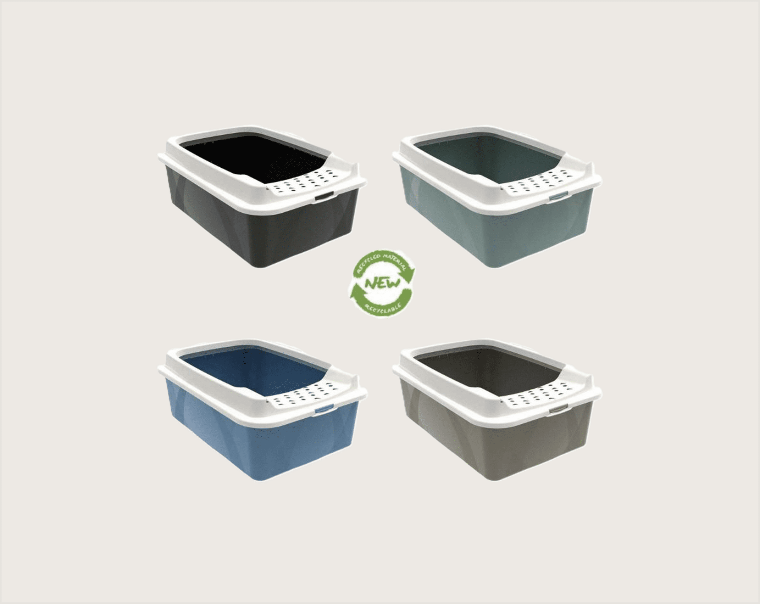 MyPet Bonnie Eco Cat Litter Tray Rotho Bandeja Sanitaria para Gatos - 1