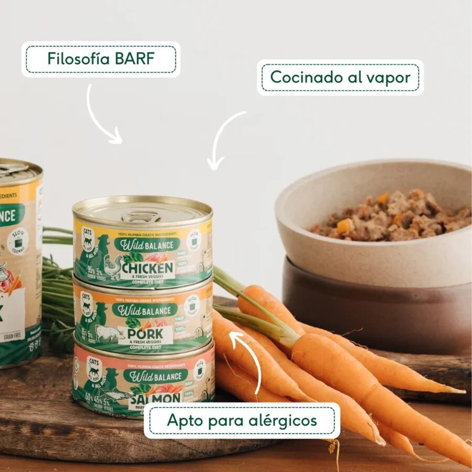 Wild Balance Latas Comida Natural para Gatos – Varios Sabores - 17