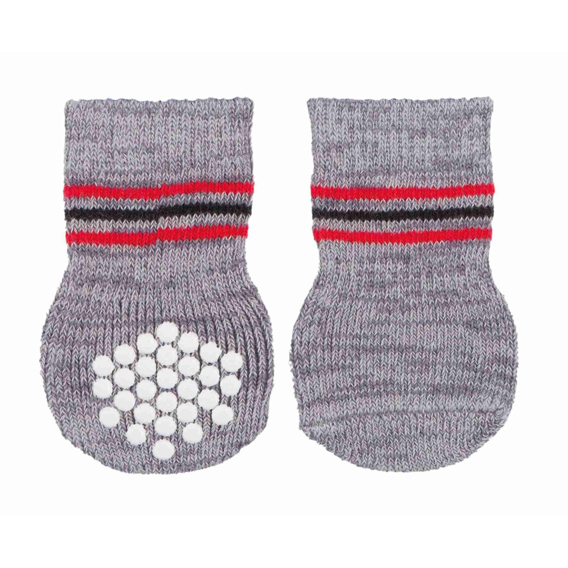 Calcetines Perro Gris/Rayas - 5