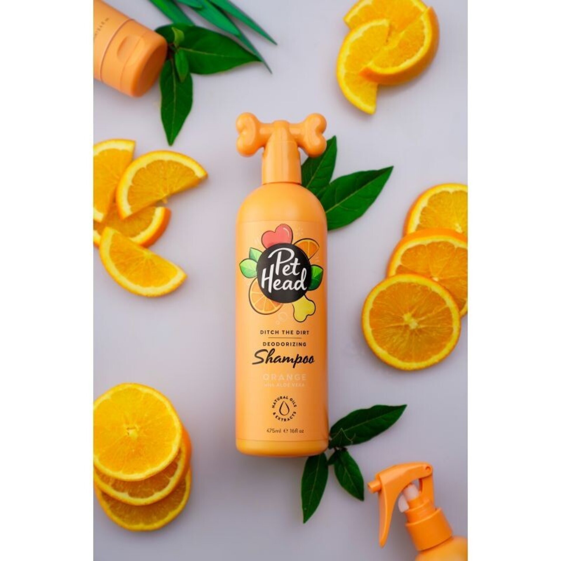 Champu Para Perro Pet Head Ditch The Dirt Naranja Y Aloe Vera Desodorant - 4