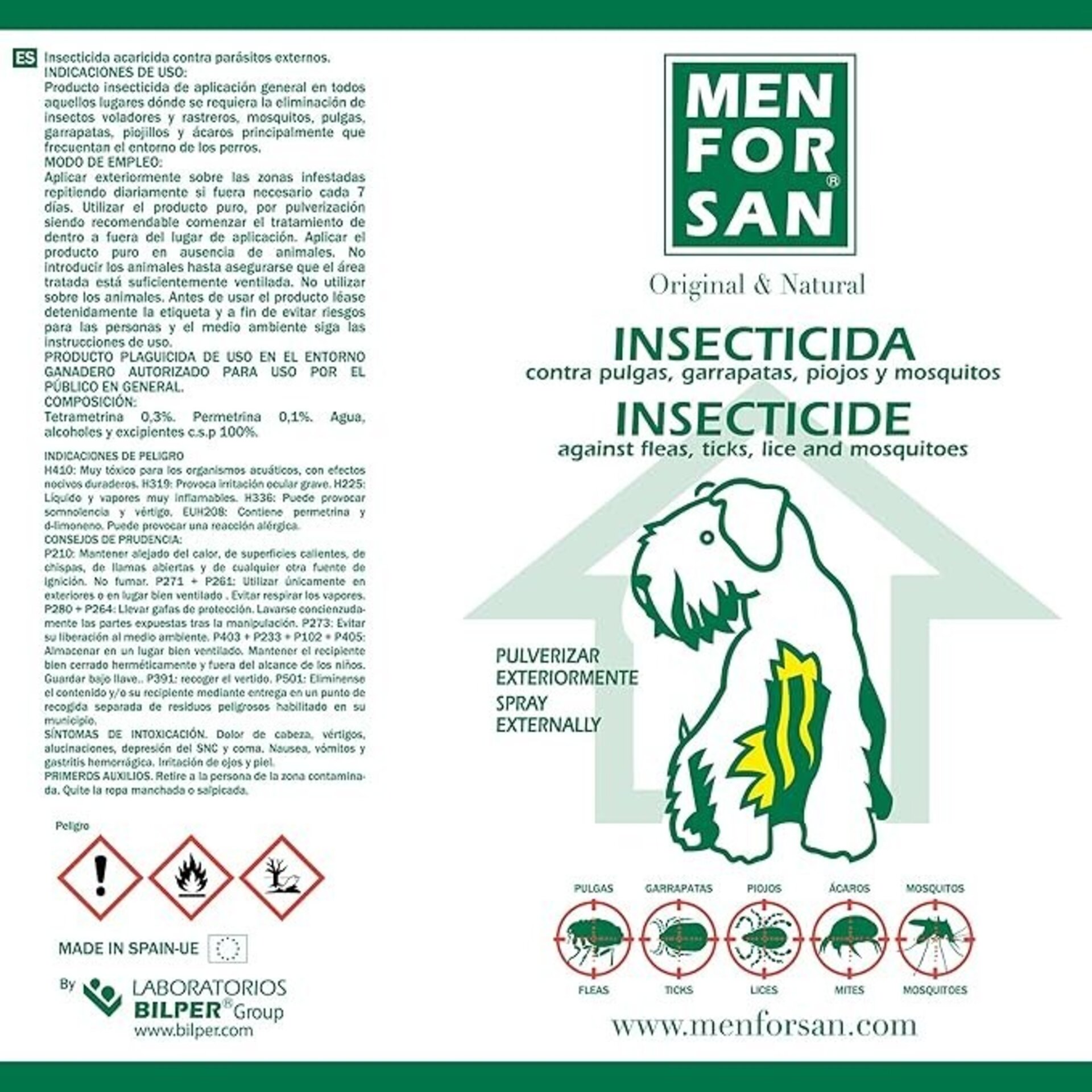 Insecticida Perros Men For San - 2