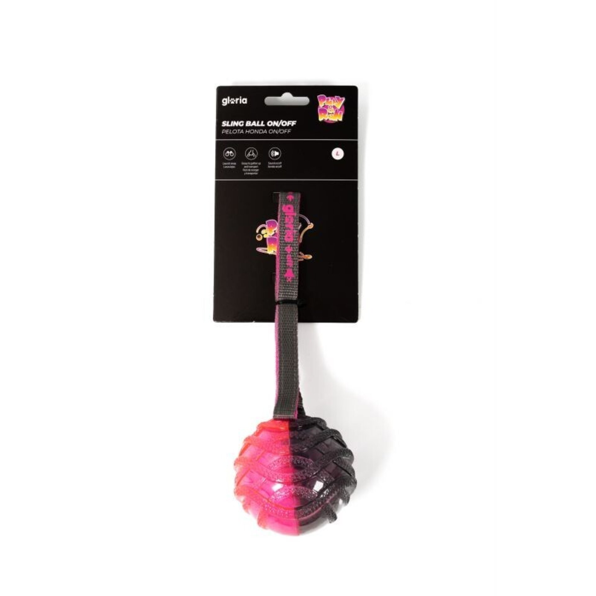 Pelota Con Cuerda Play And Run Honda On/Of - 4