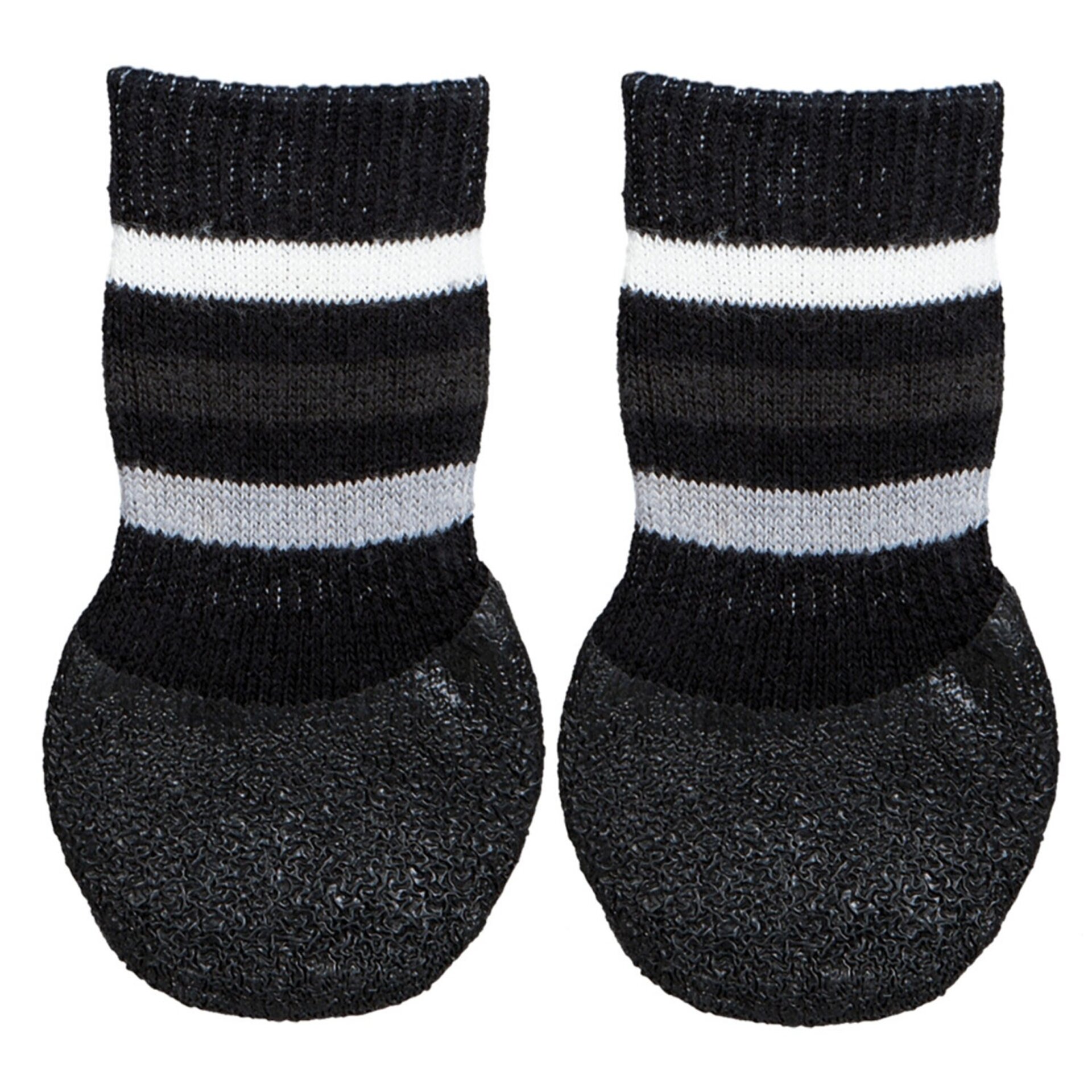 Calcetines Perro Negros/Rayas - 2