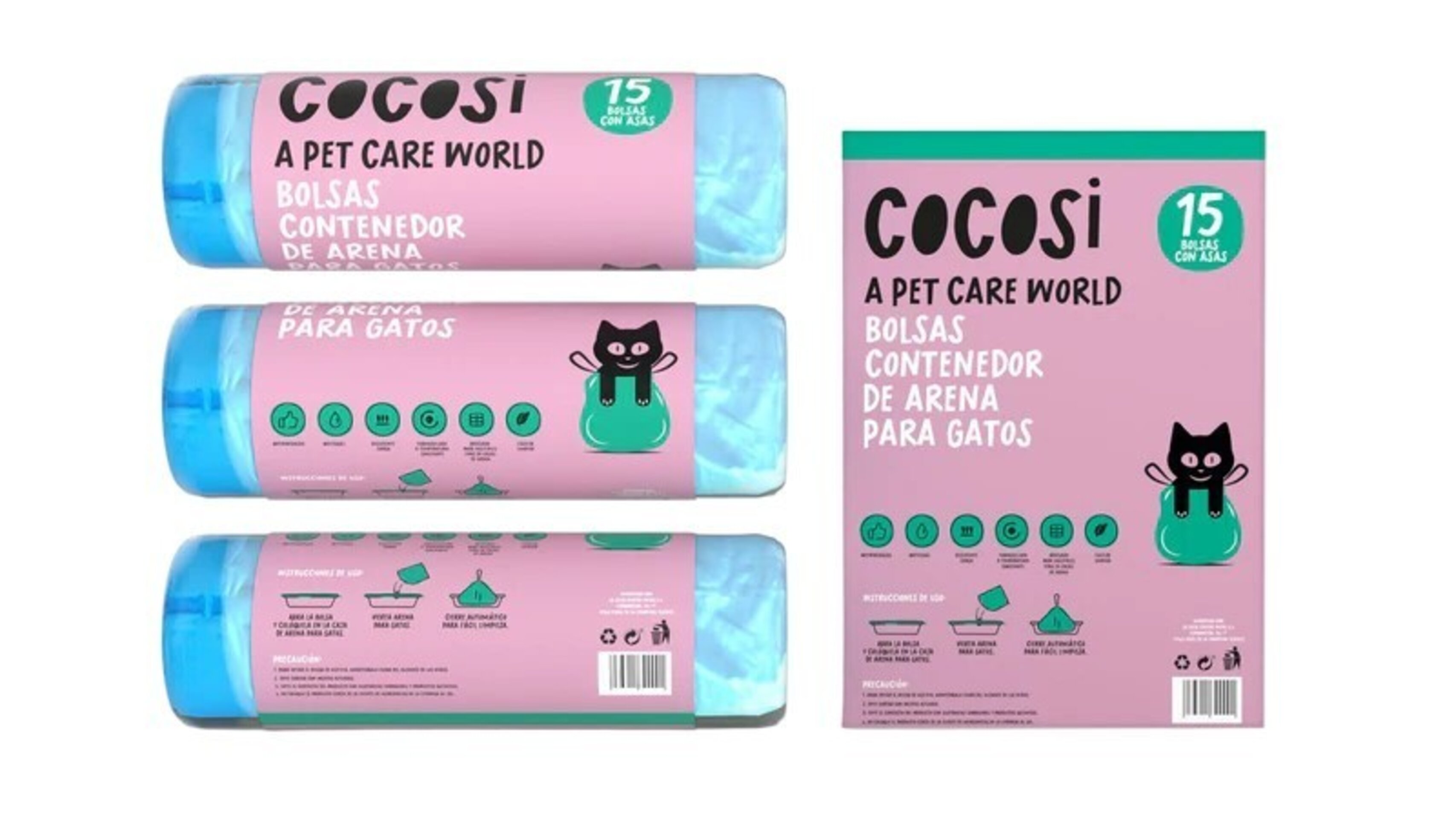 Cocosi Bolsas para Arenero 15 Uds - 2