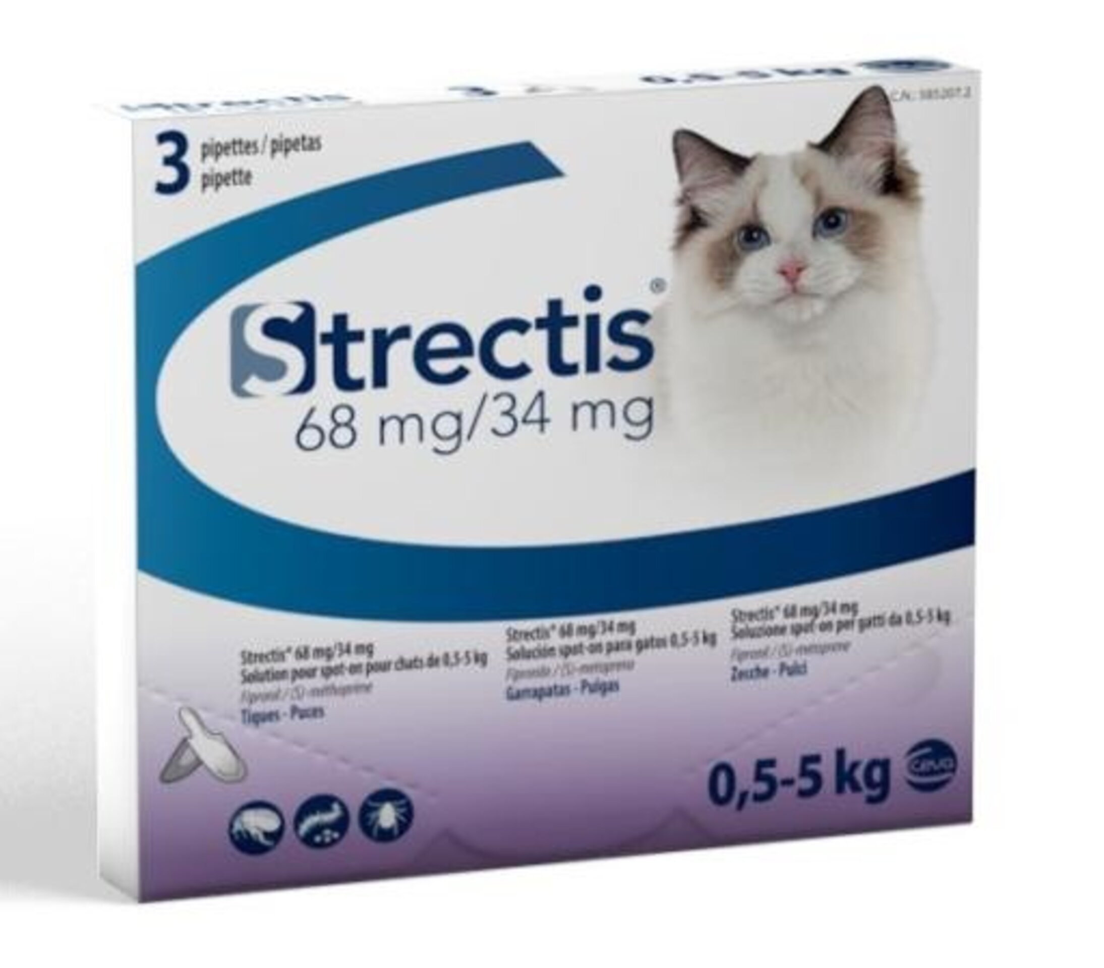 Ceva Strectis Pipeta Spot-On Para Gatos - 4