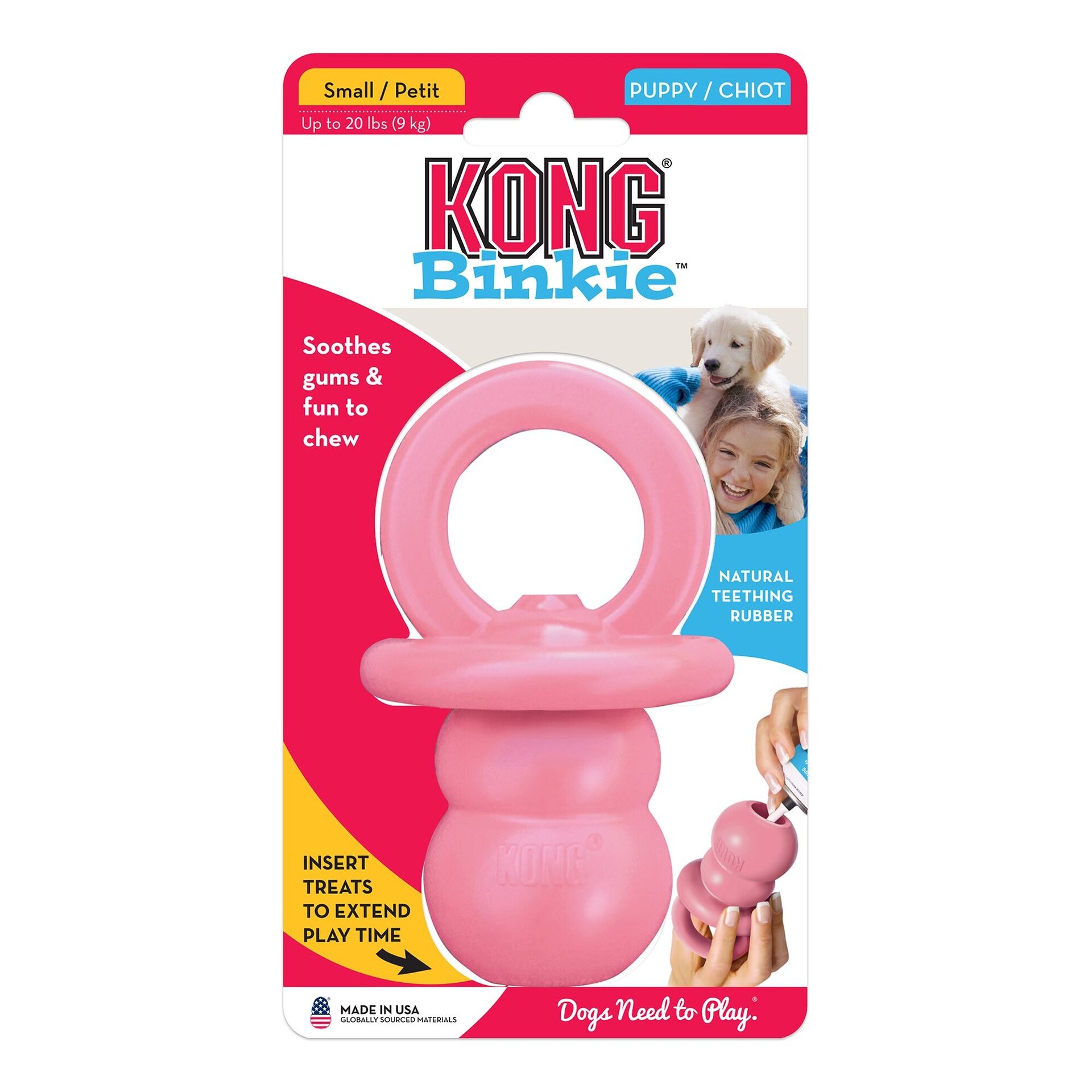 Kong Binkie Puppy para Cachorros Chupete - 6