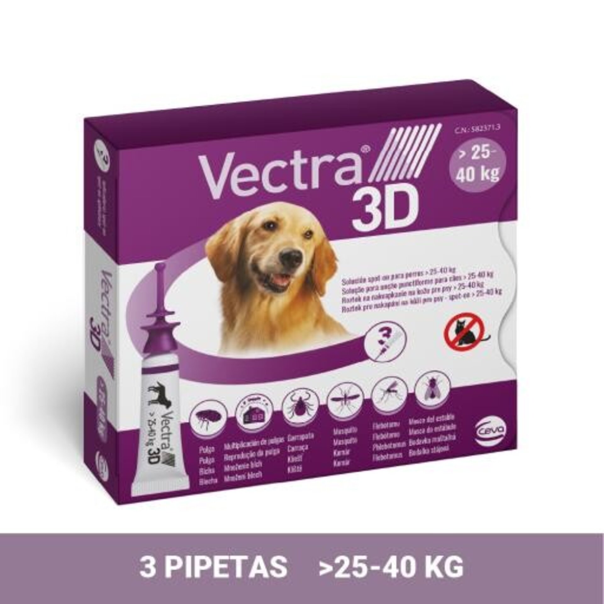 Vectra 3D Solución Spot-On Para Perros - 11