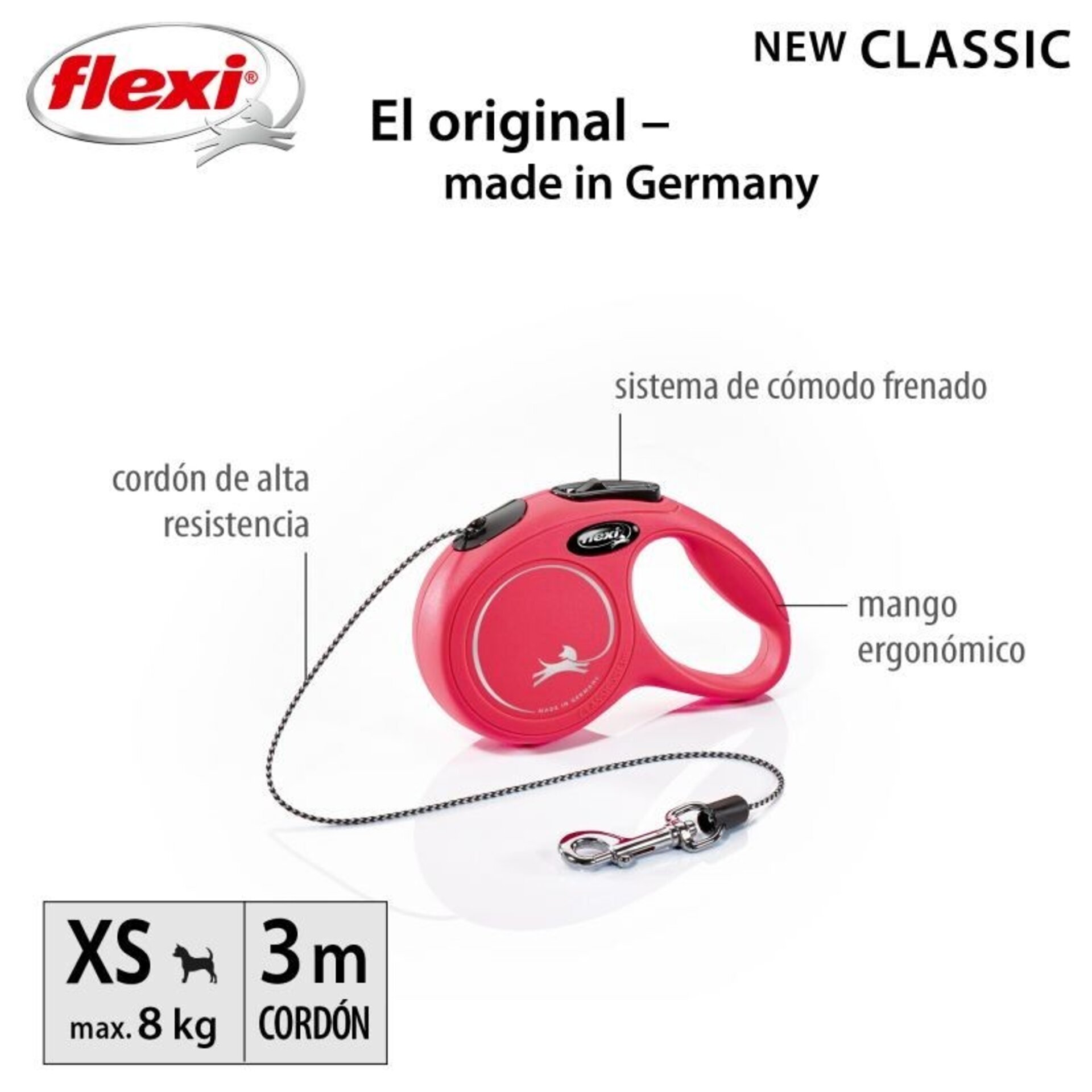 Correa Flexi New Clasic Cordón - 3