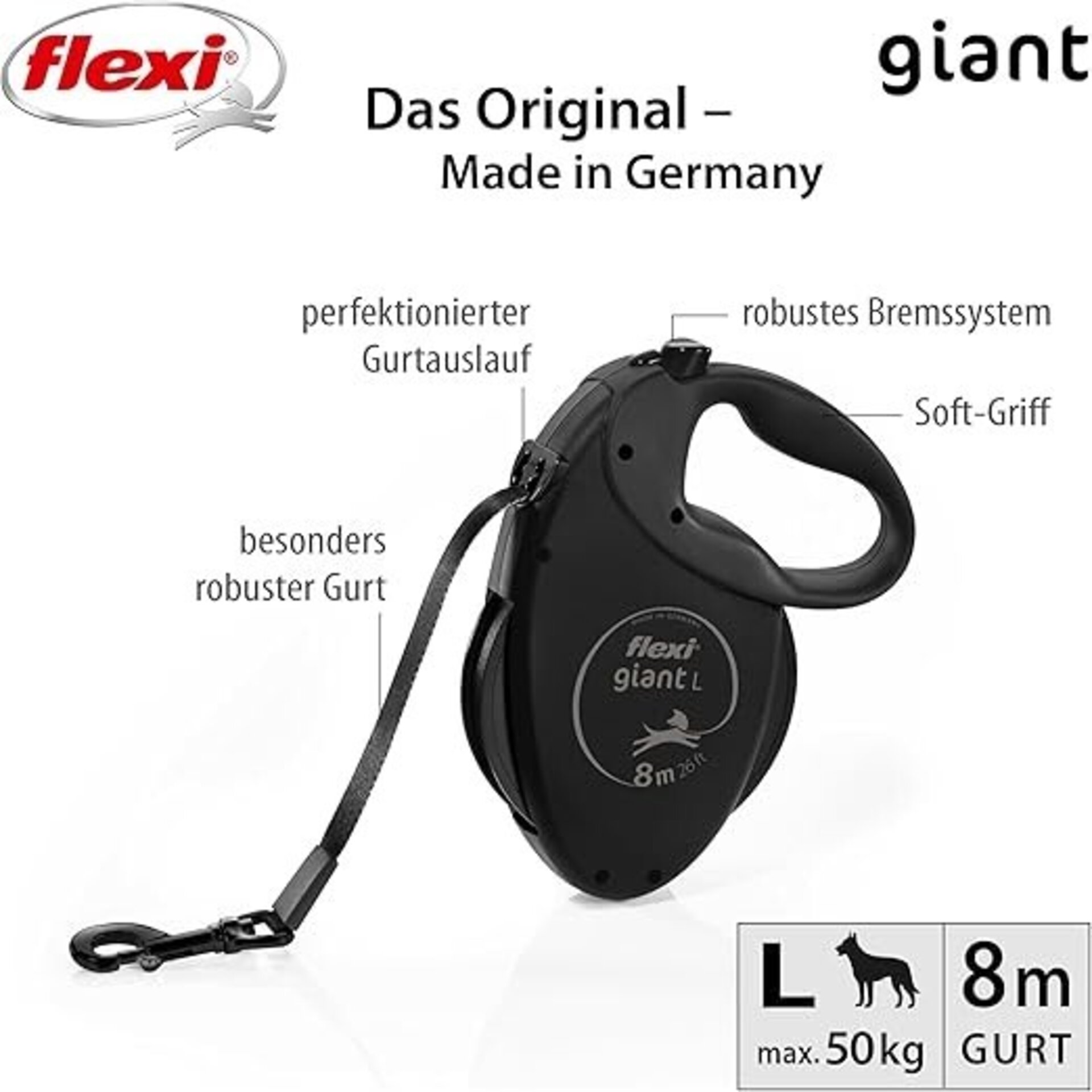 Correa Flexi Giant Black Edition Cinta - 3