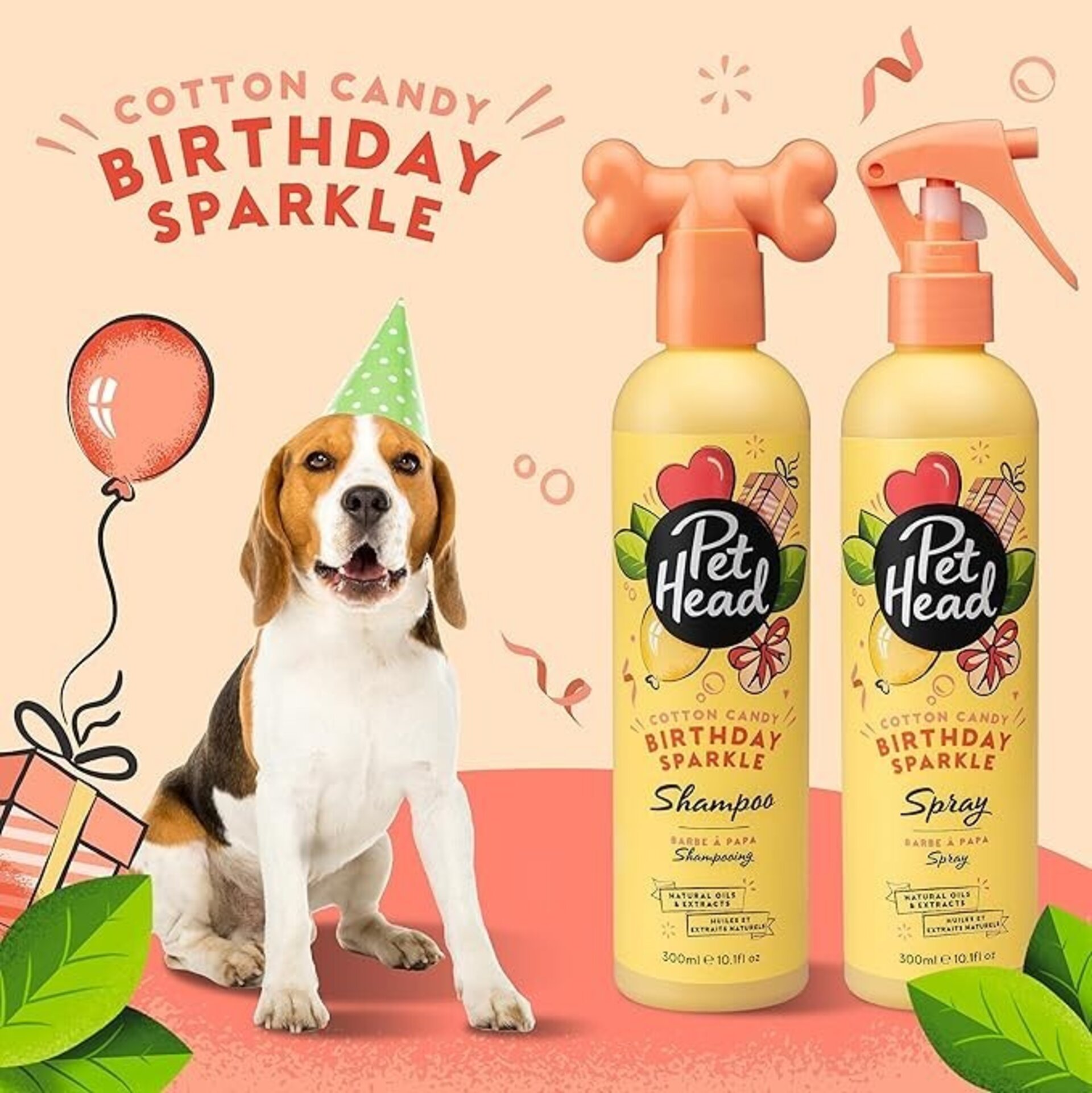 Champu Para Perros Pet Head Birthday Algodón De Azúcar - 1