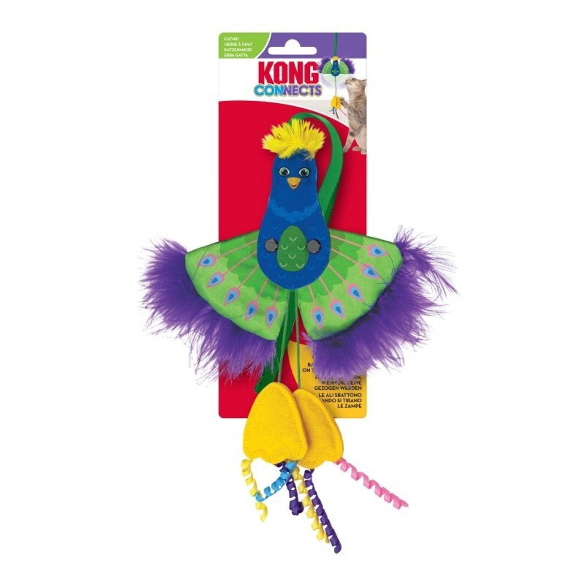 Kong Connects Peacock - 2
