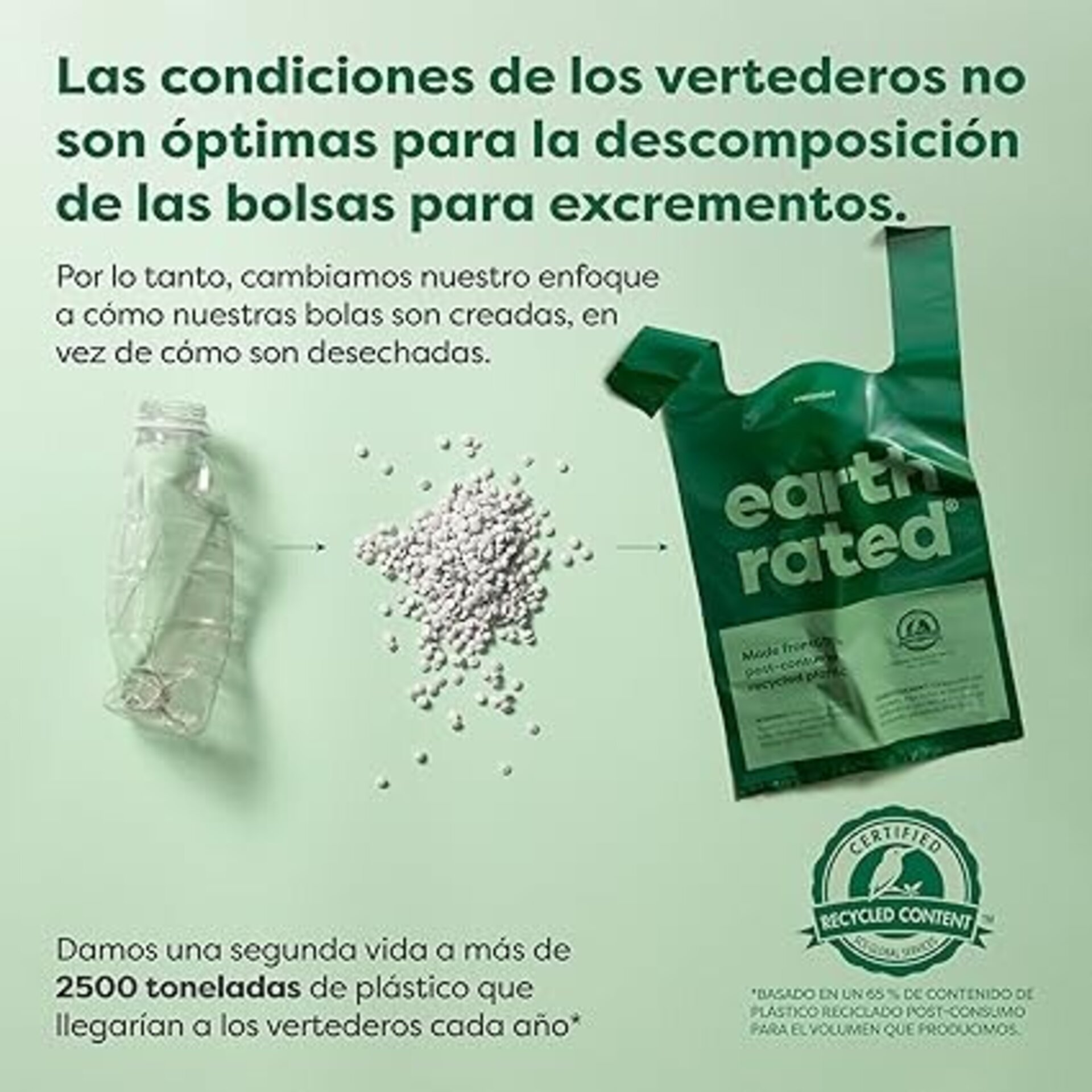 Bolsas Para Excrementos Sin Fragancia Earth Rated 120 Bolsas Con Asas - 9
