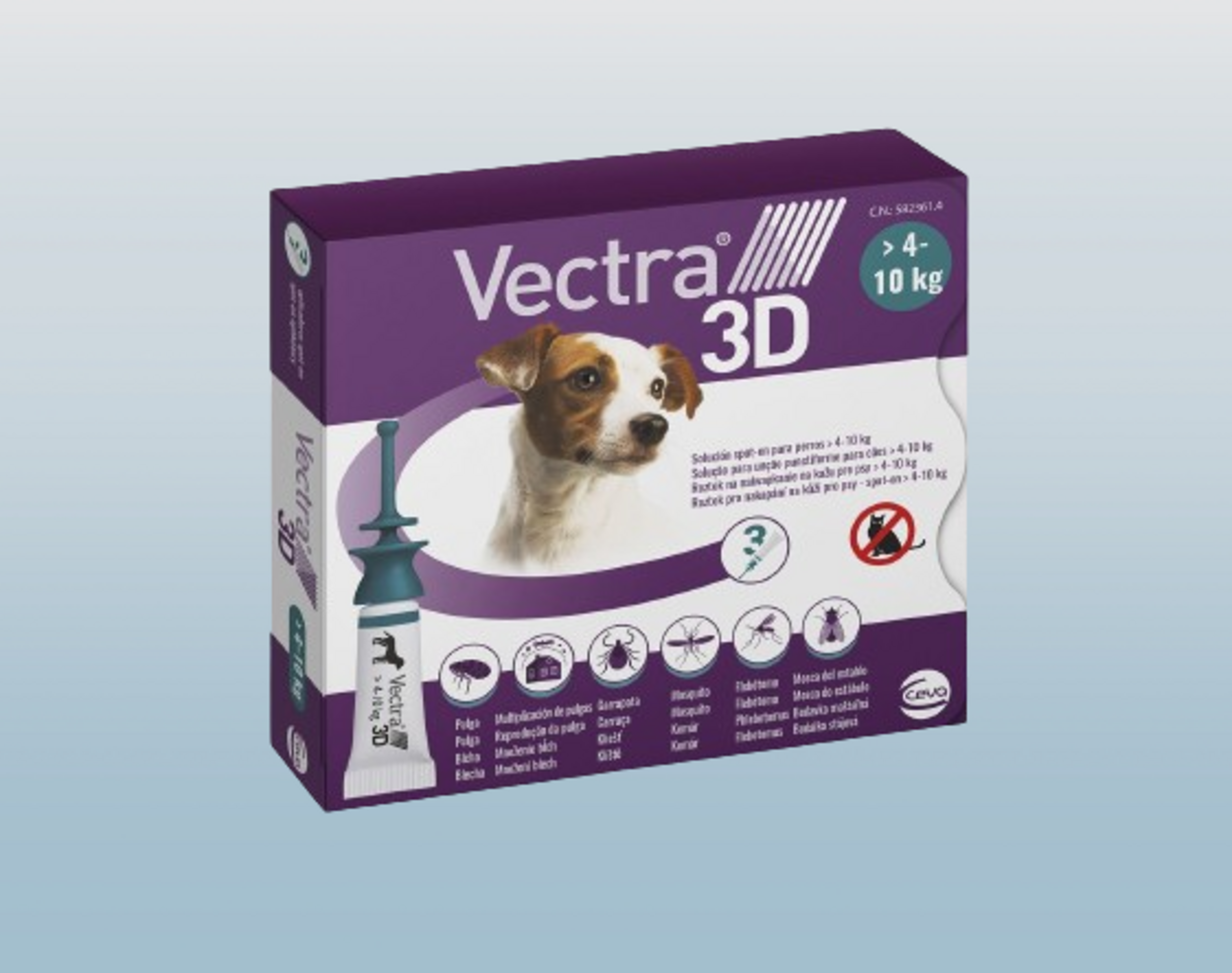 Vectra 3D Solución Spot-On Para Perros - 4