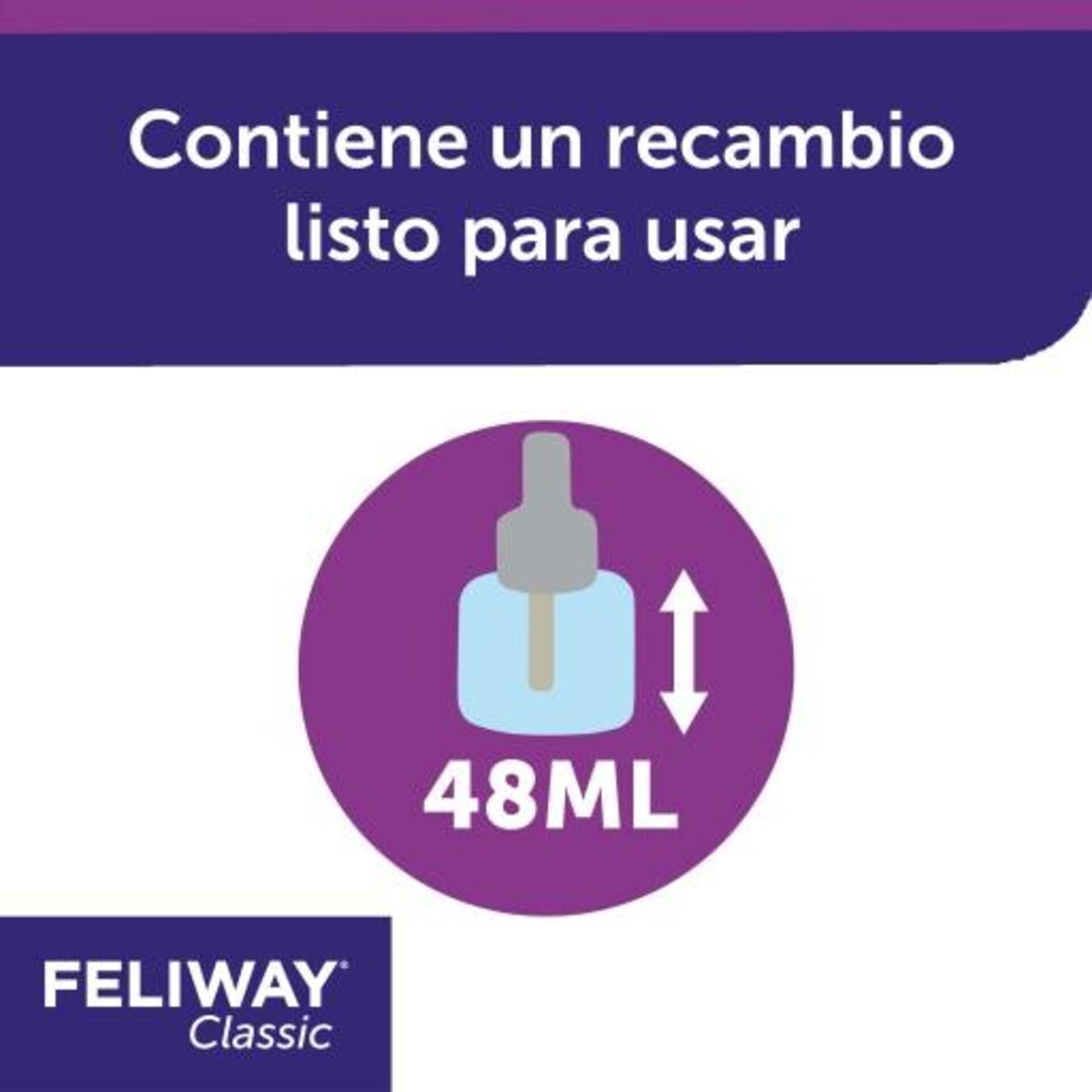 Feliway Classic Recambio 48ml 1 Mes - 3