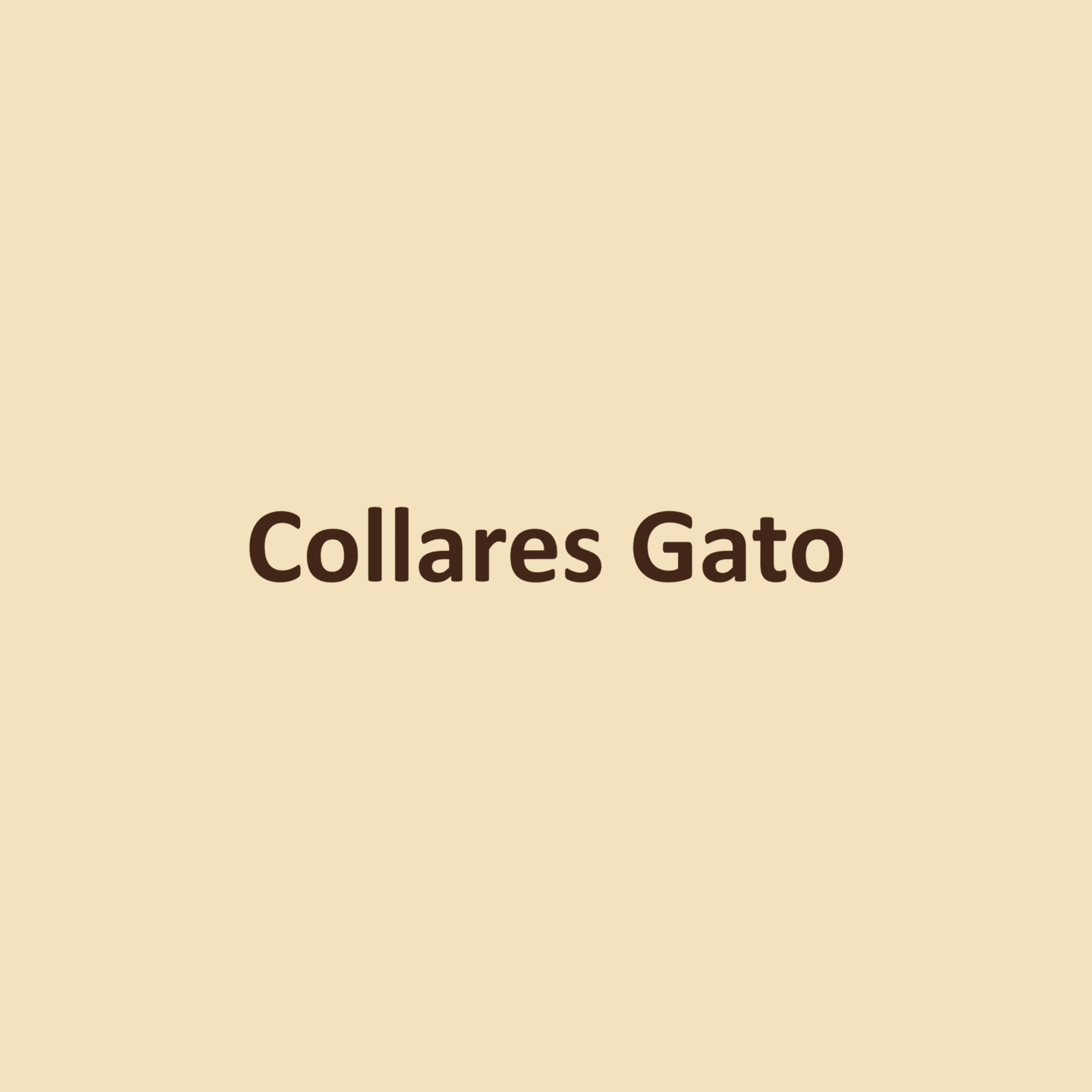 Collares Gato