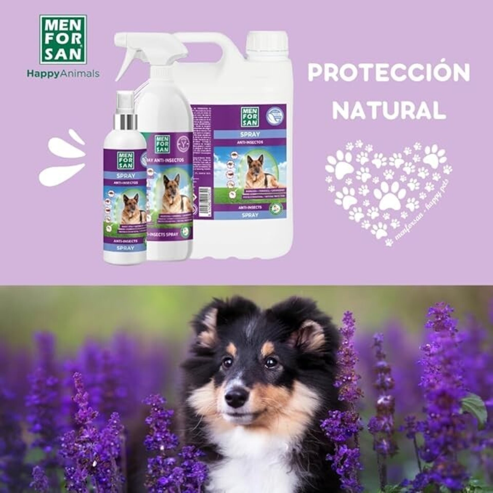 Spray Anti insectos Para perros Men For San - 2