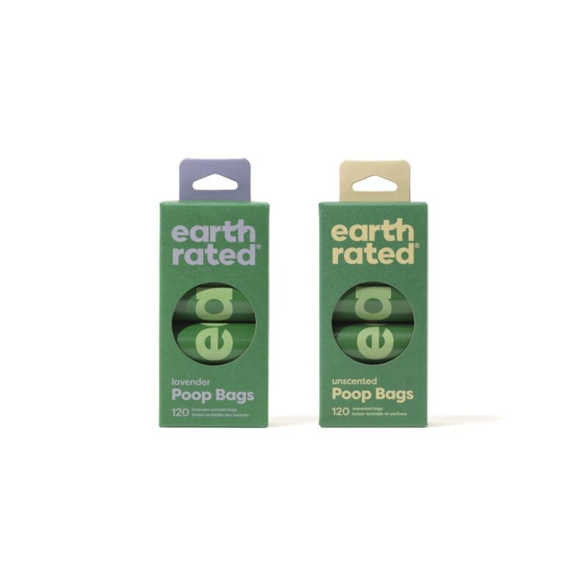 Bolsas Para Excrementos Sin Fragancia Earth Rated 8 Rollos - 2