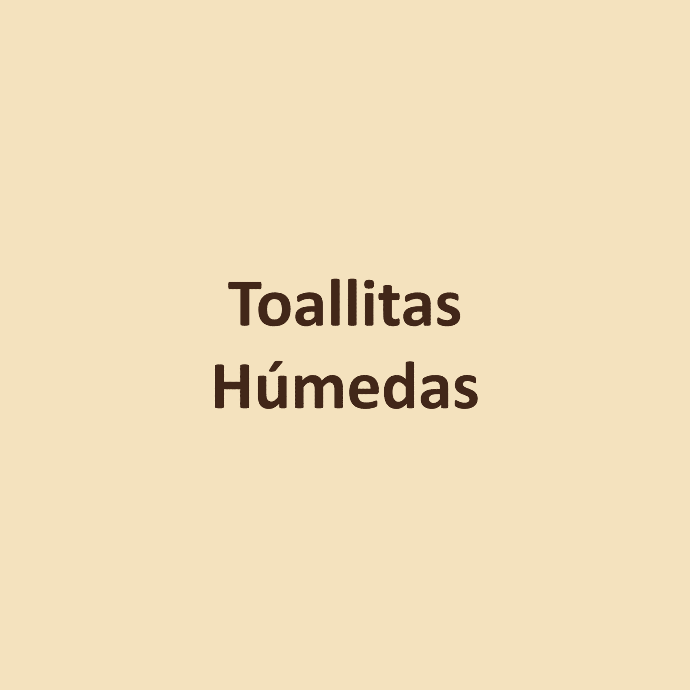 Toallitas Húmedas