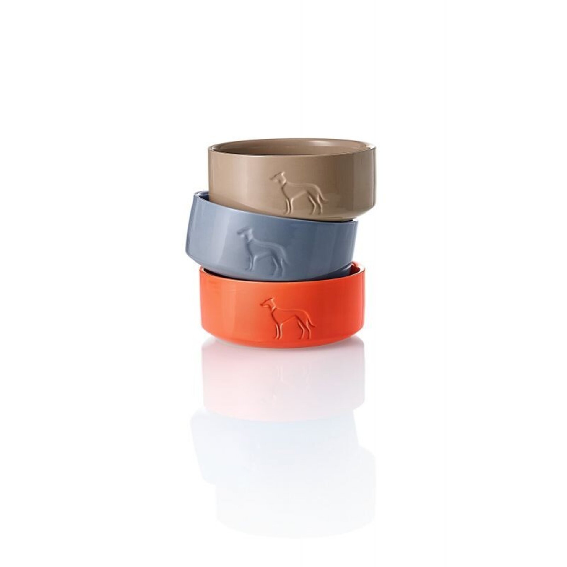Comederos De Ceramica Osby Glazed Hunter - 1