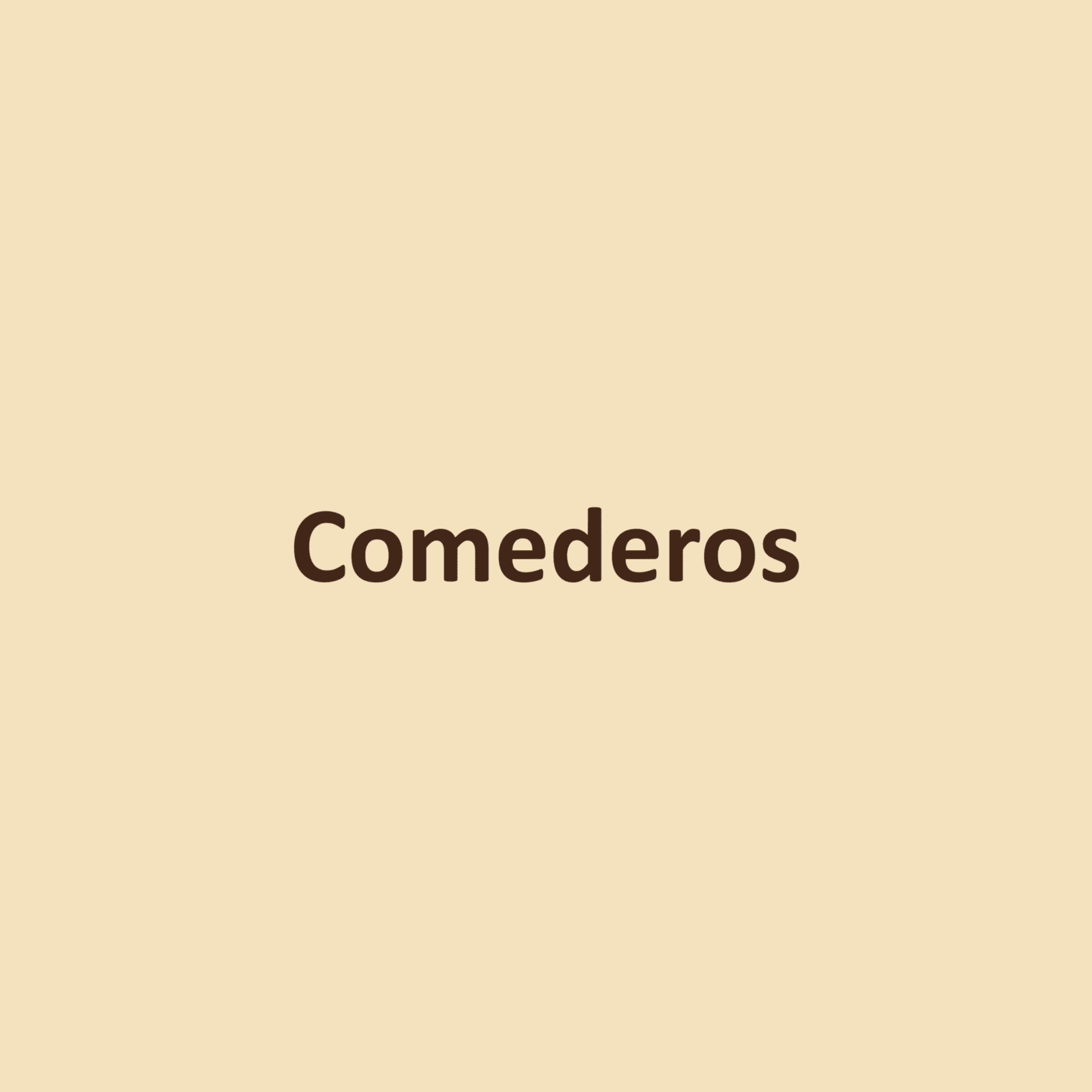Comederos