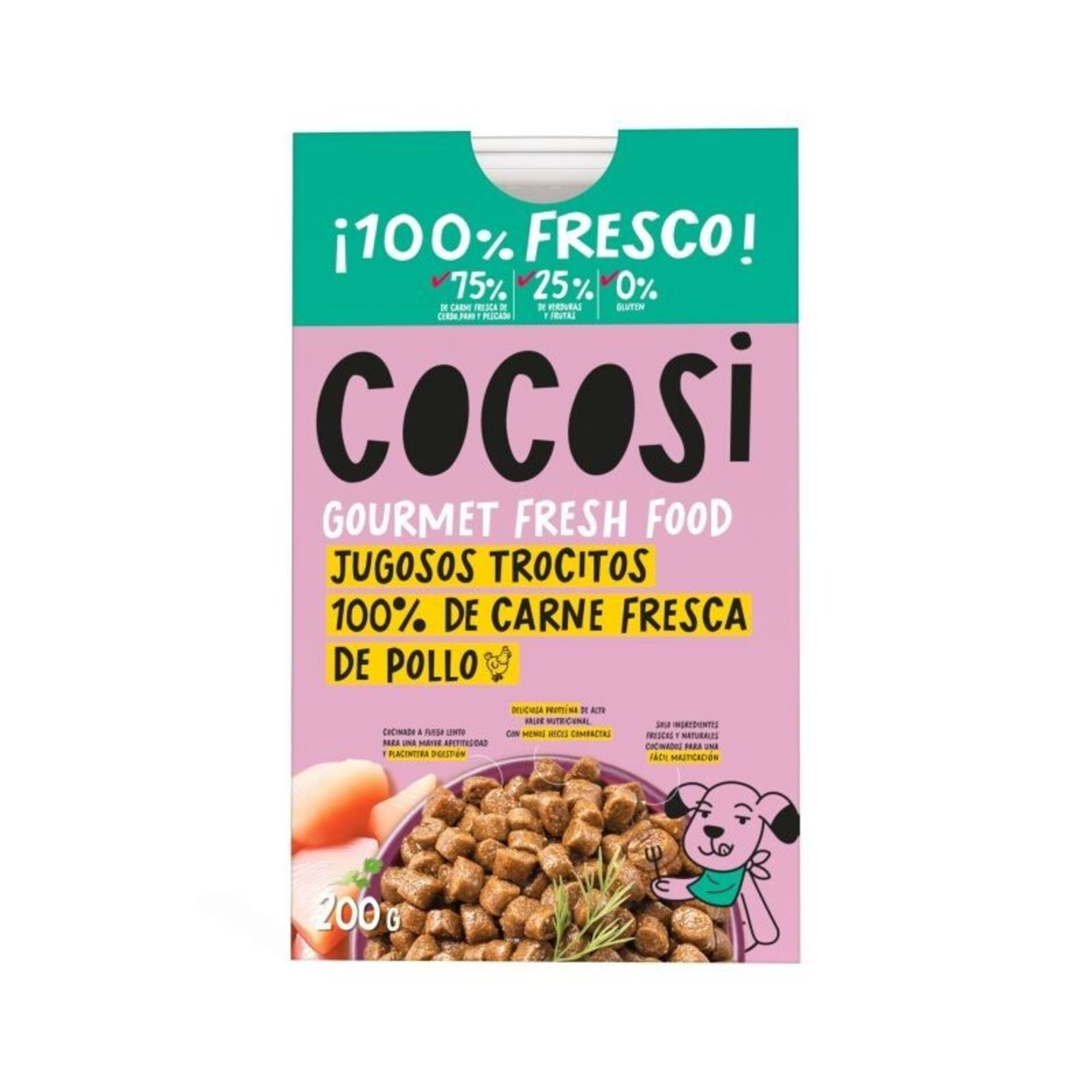 Cocosi Trocitos Con Carne De Pollo 100% Fresca - 13