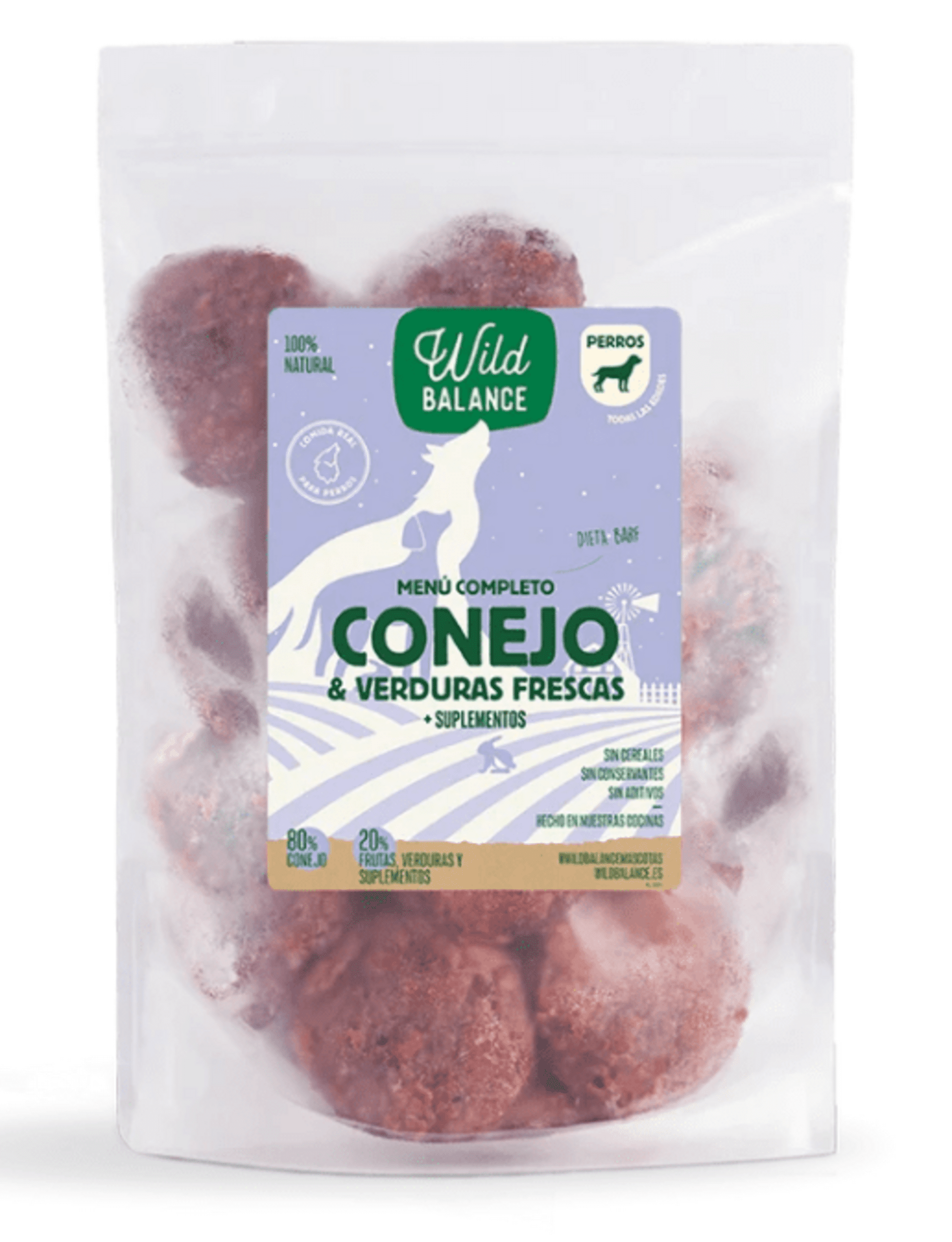 Menú BARF De Conejo Con Verduras Frescas - 2