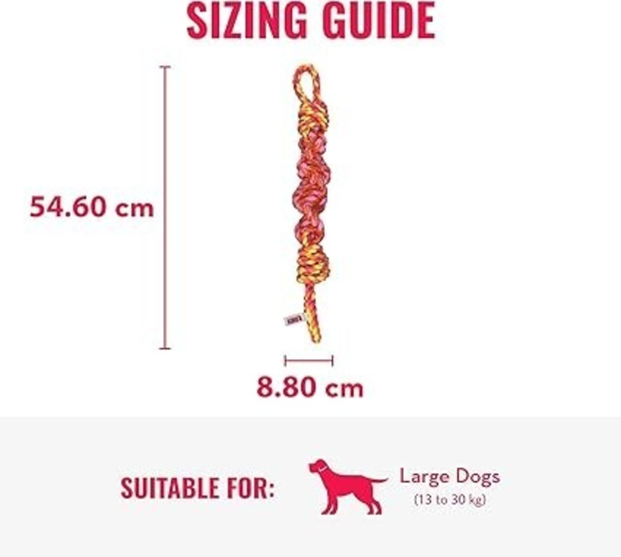 Kong Rope Bunji Assorted para Perros - 6