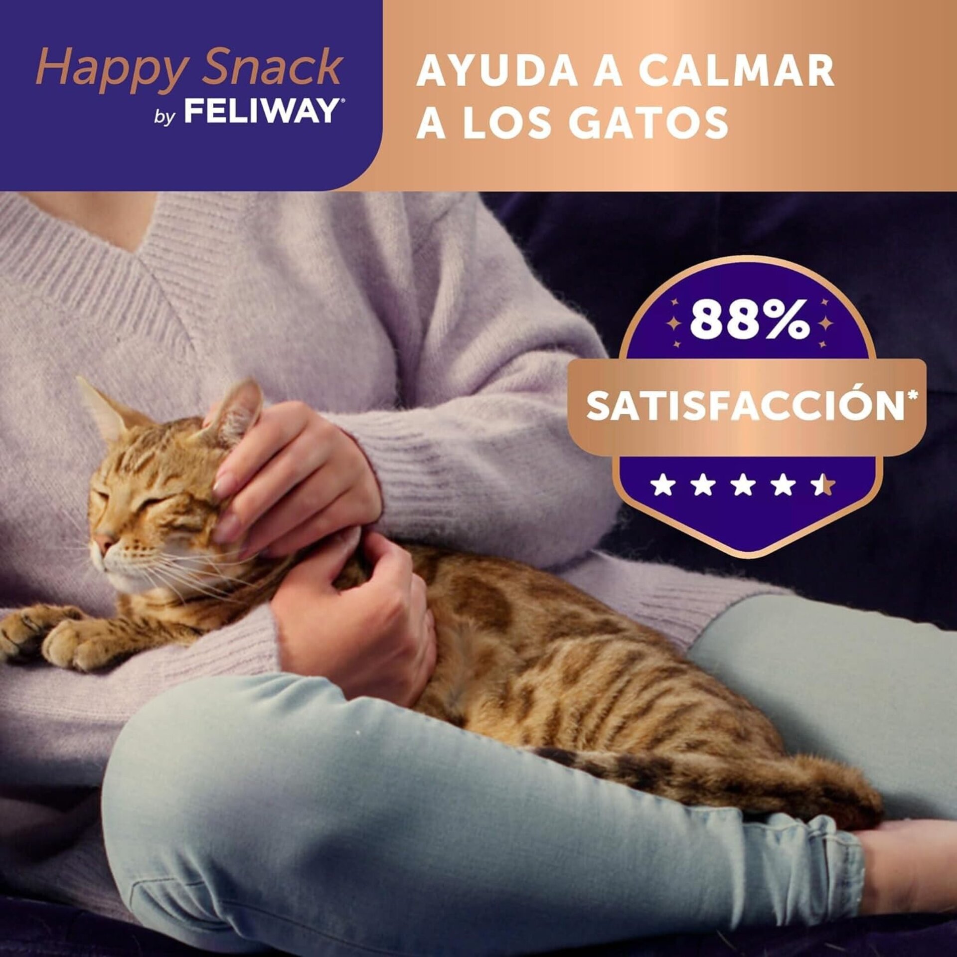 Feliway Happy Snack Relajante Sabor A Pollo - 8