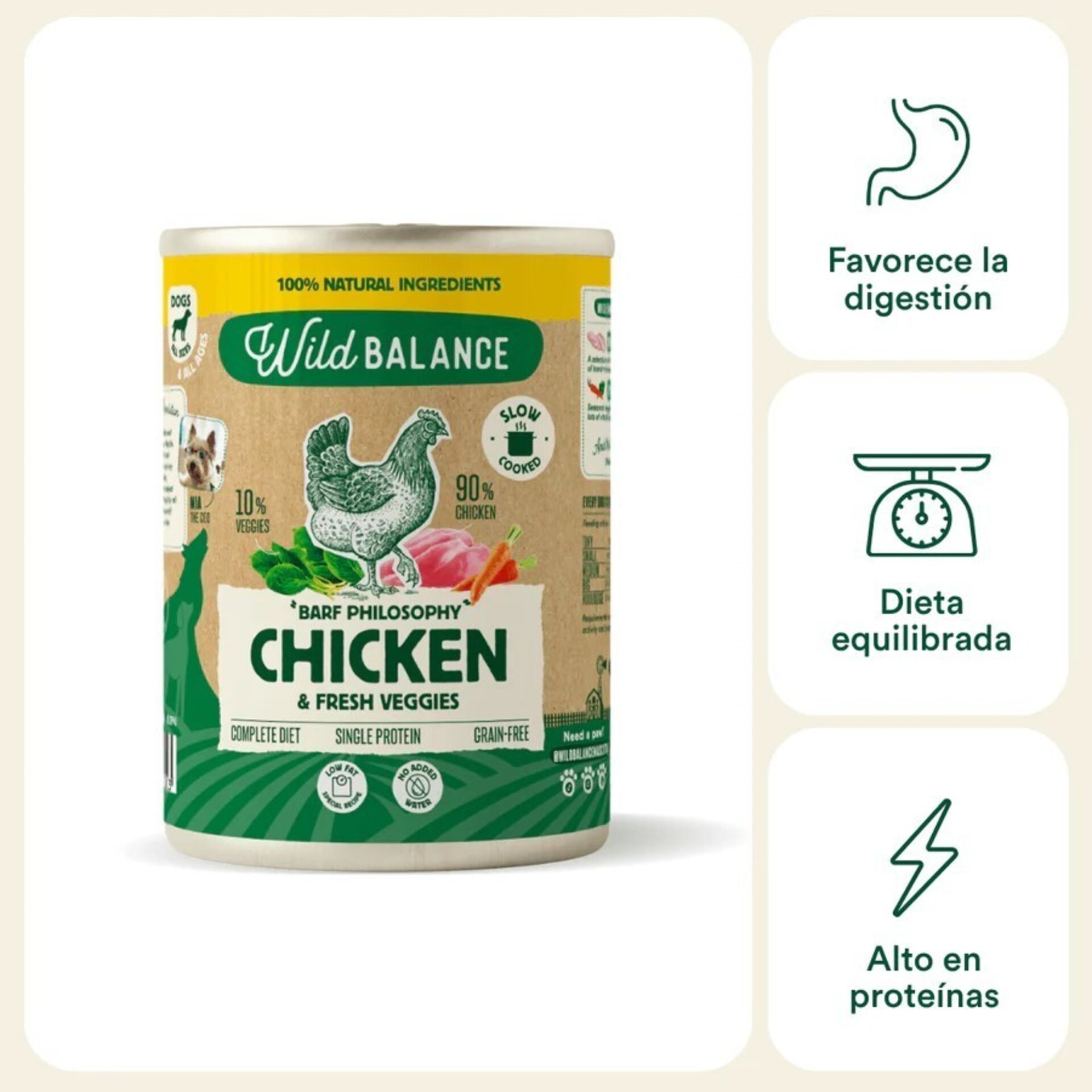 Wild Balance Latas – Pavo / Cordero / Pollo / Ternera / Cerdo (Filosofía BARF) - 9