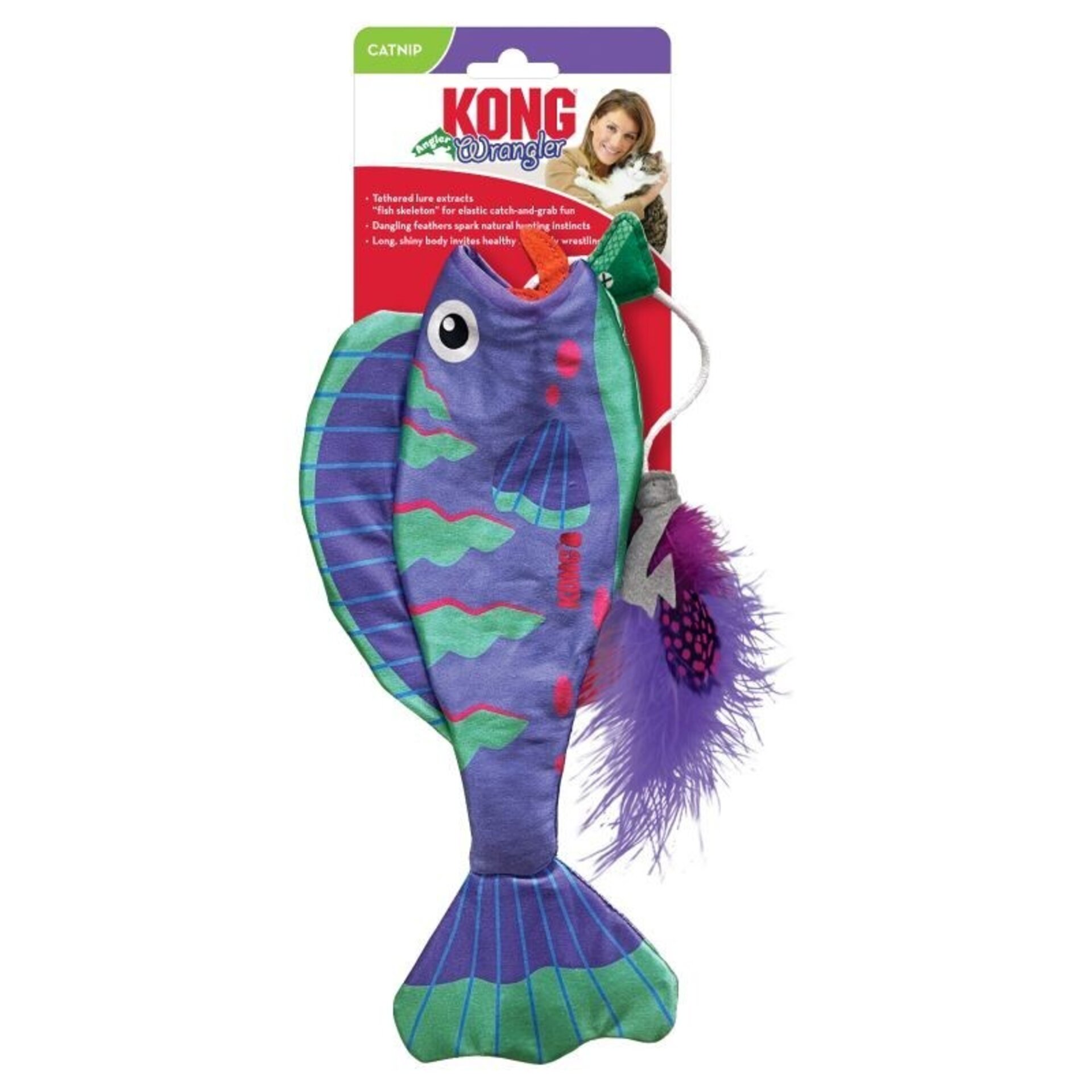 Kong Wrangler Angler Fish Assorted - 2