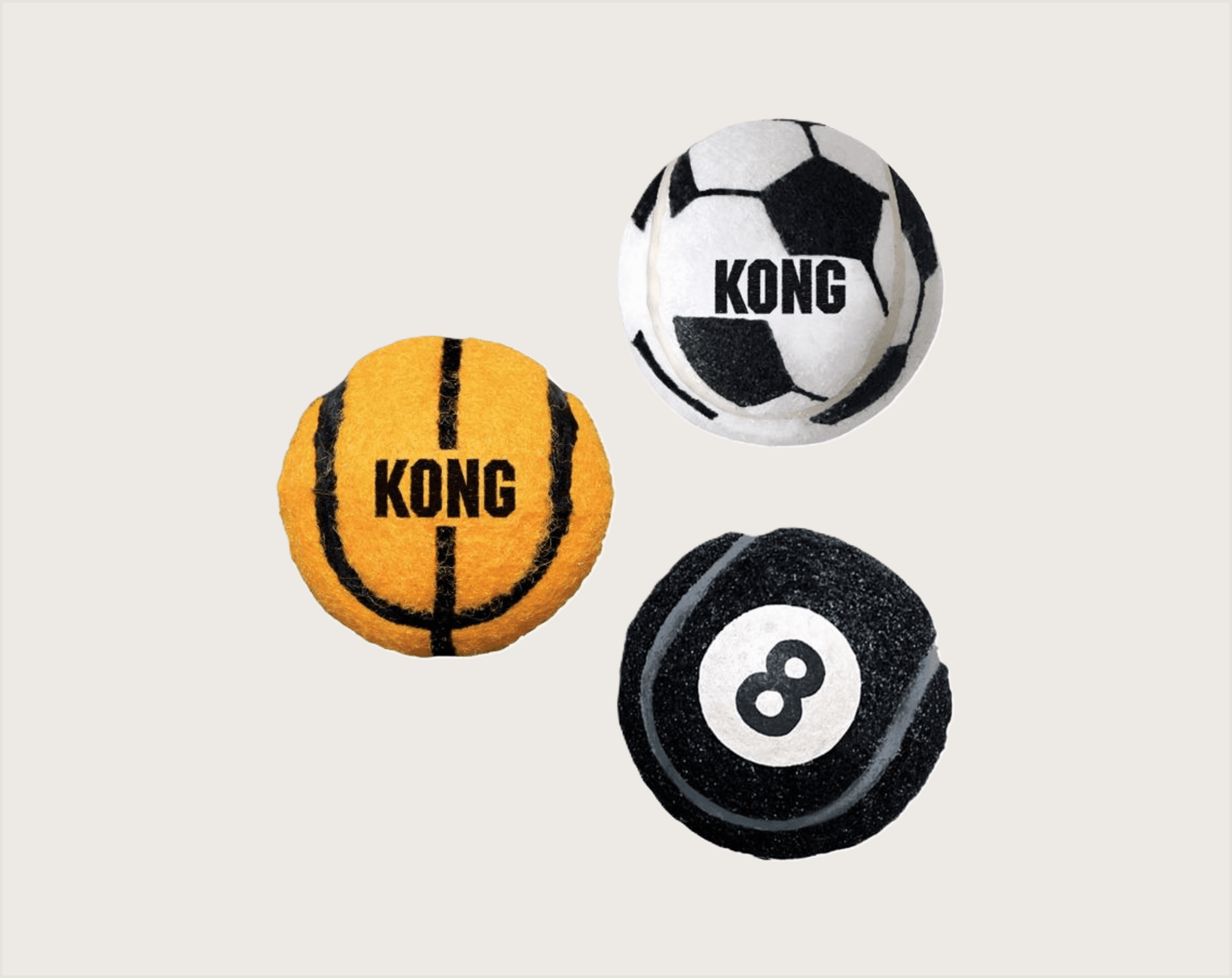 Kong Ultra SqueakAir Sport Balls para Perros - 1