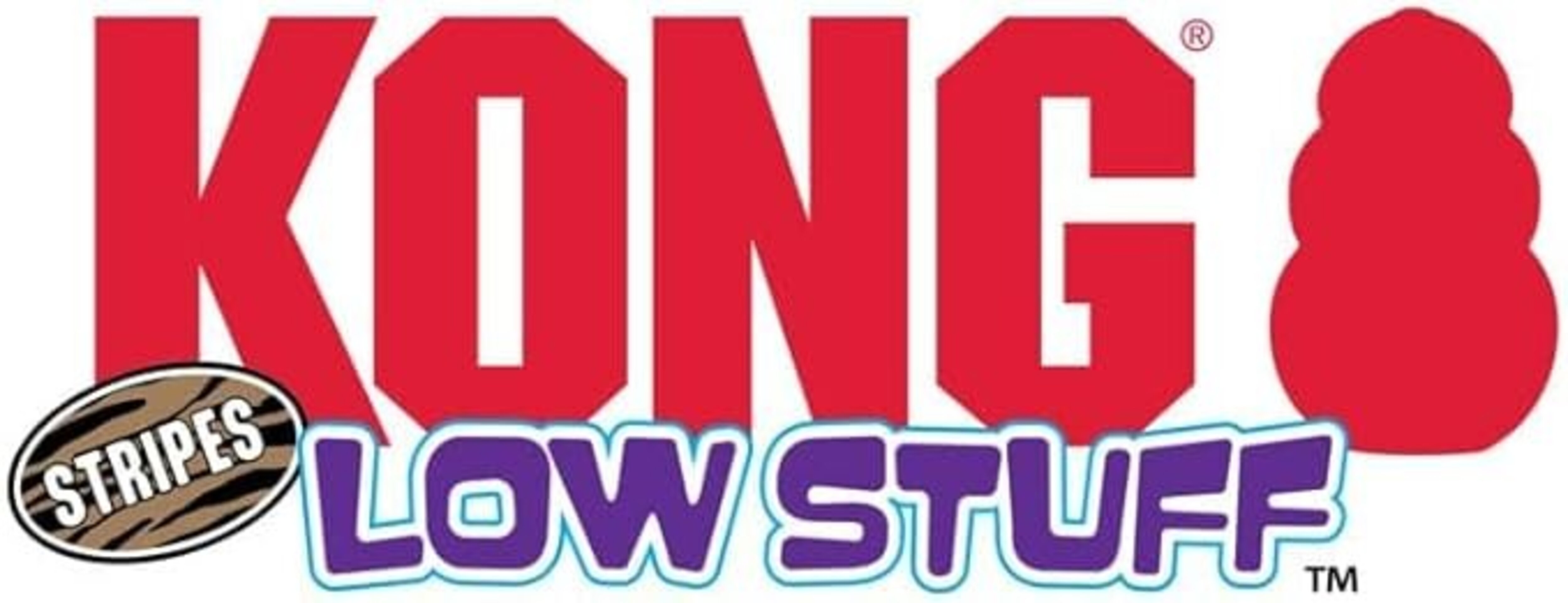 Peluche Kong Low Stuff Stripes Donkey - 3