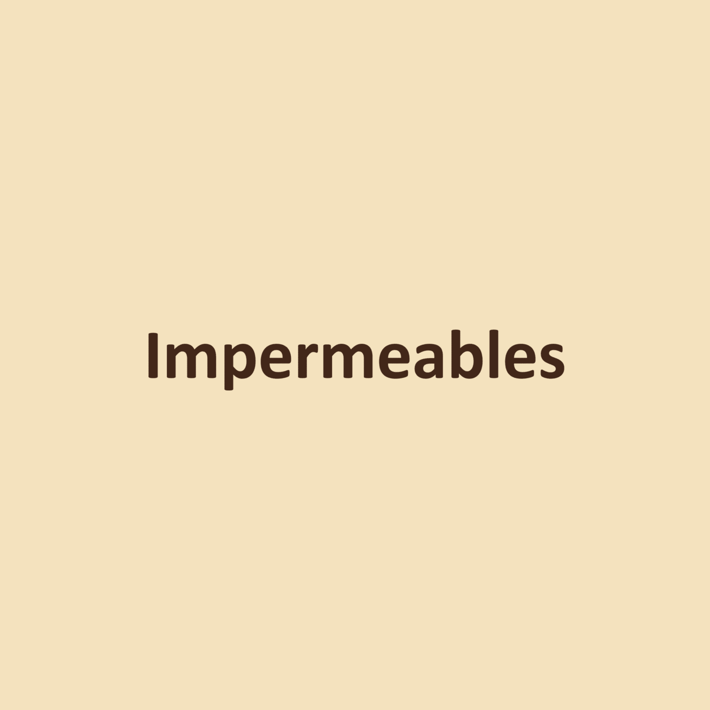 Impermeables