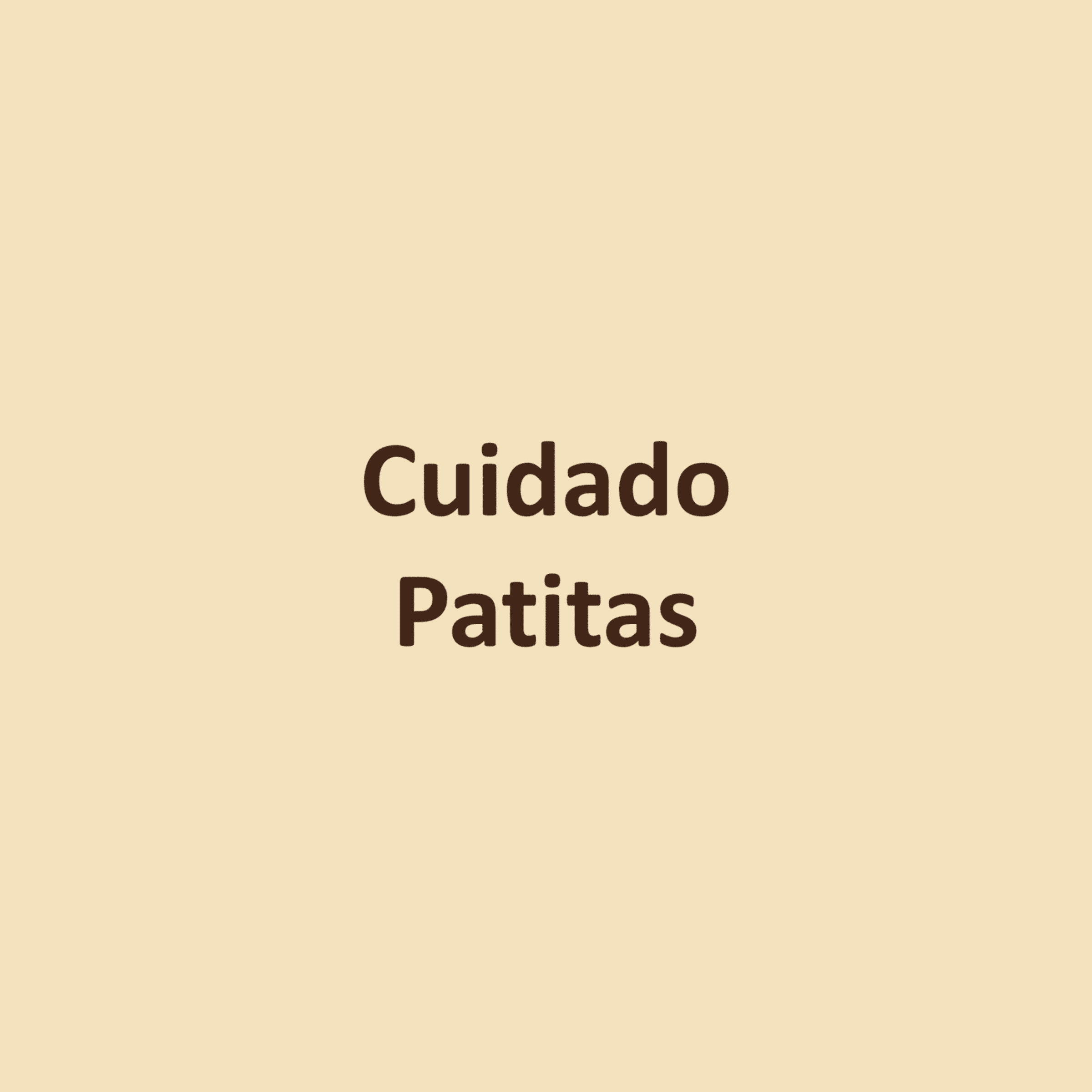 Cuidado Patitas