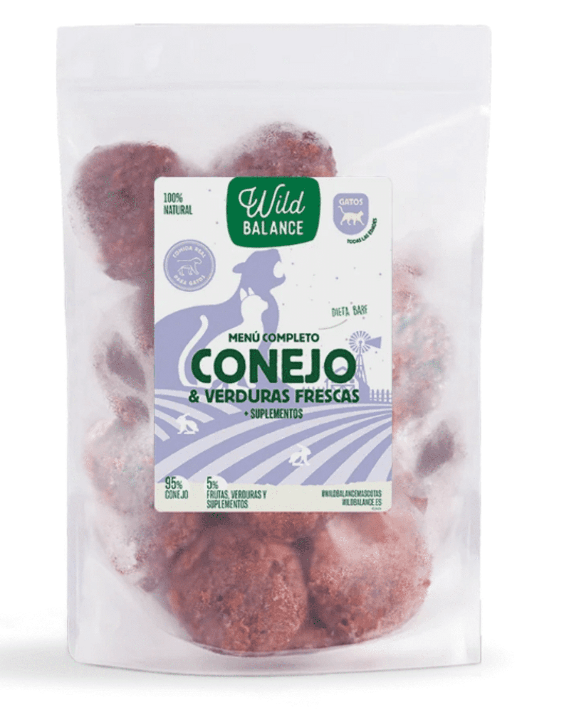 Menú BARF De Conejo Con Verduras Frescas - 3